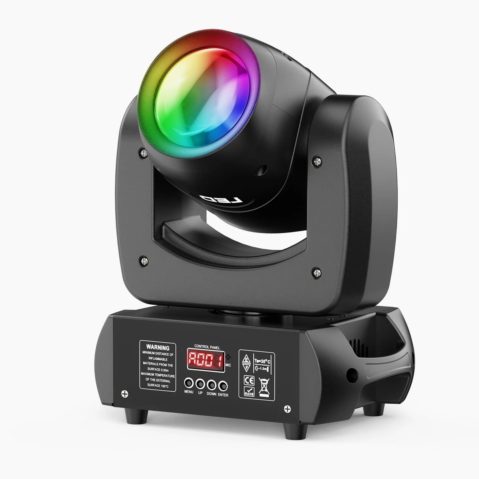 100W Teste Mobili RGBW Luci Discoteca Effetto DMX512 DJ Luci Spot Beam 18 Prisma per Feste di Matrimonio, Chiesa, Live band, Show bar, Discoteca