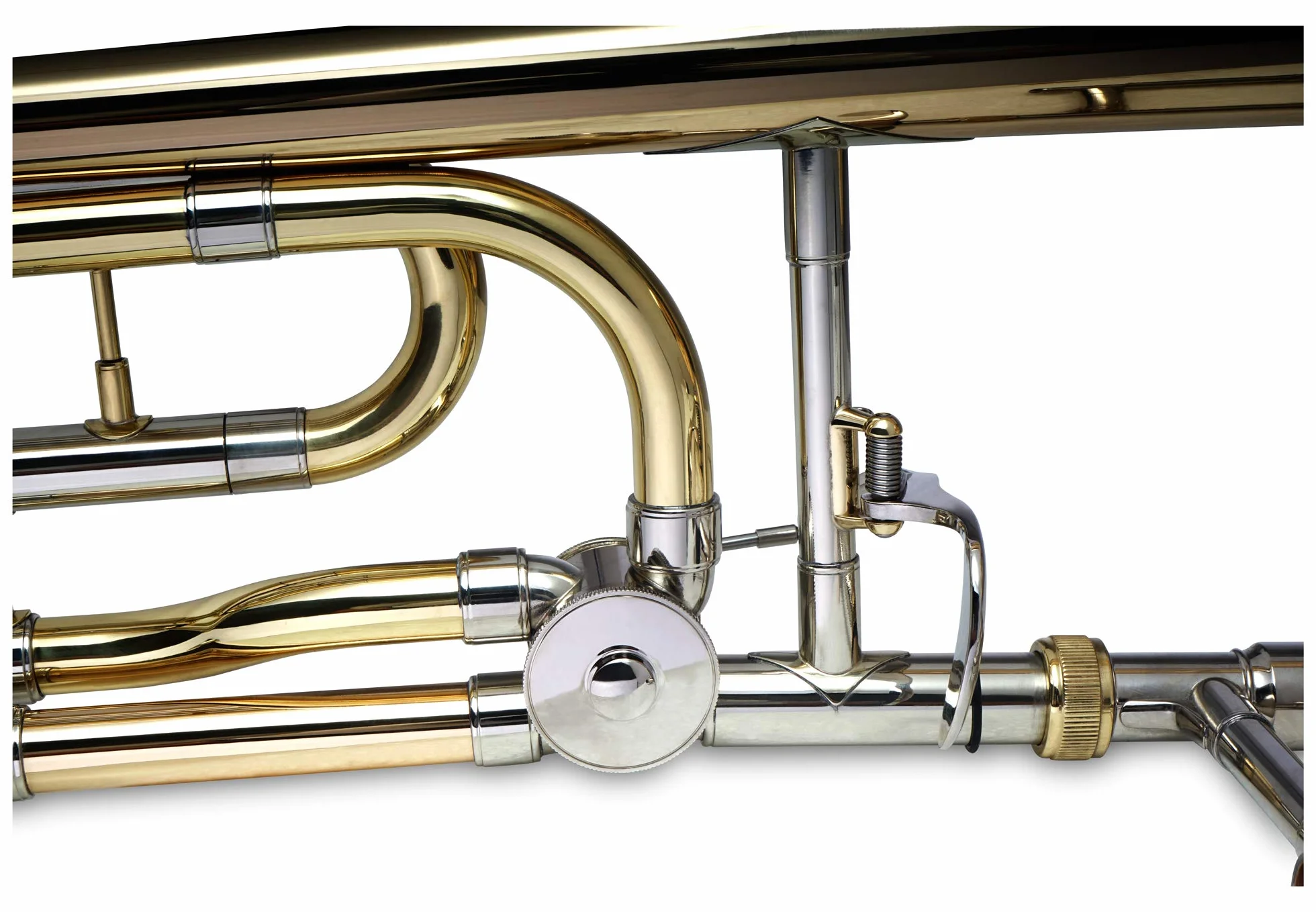 Classic Cantabile Brass QP-42 Trombone Quart - Accordatura: Bb/F - Campana in ottone dorato - Coulisse interna in nickel argento - Campana: 215 mm - Diametro: 13,89 mm - Inclusi bocchino e custodia