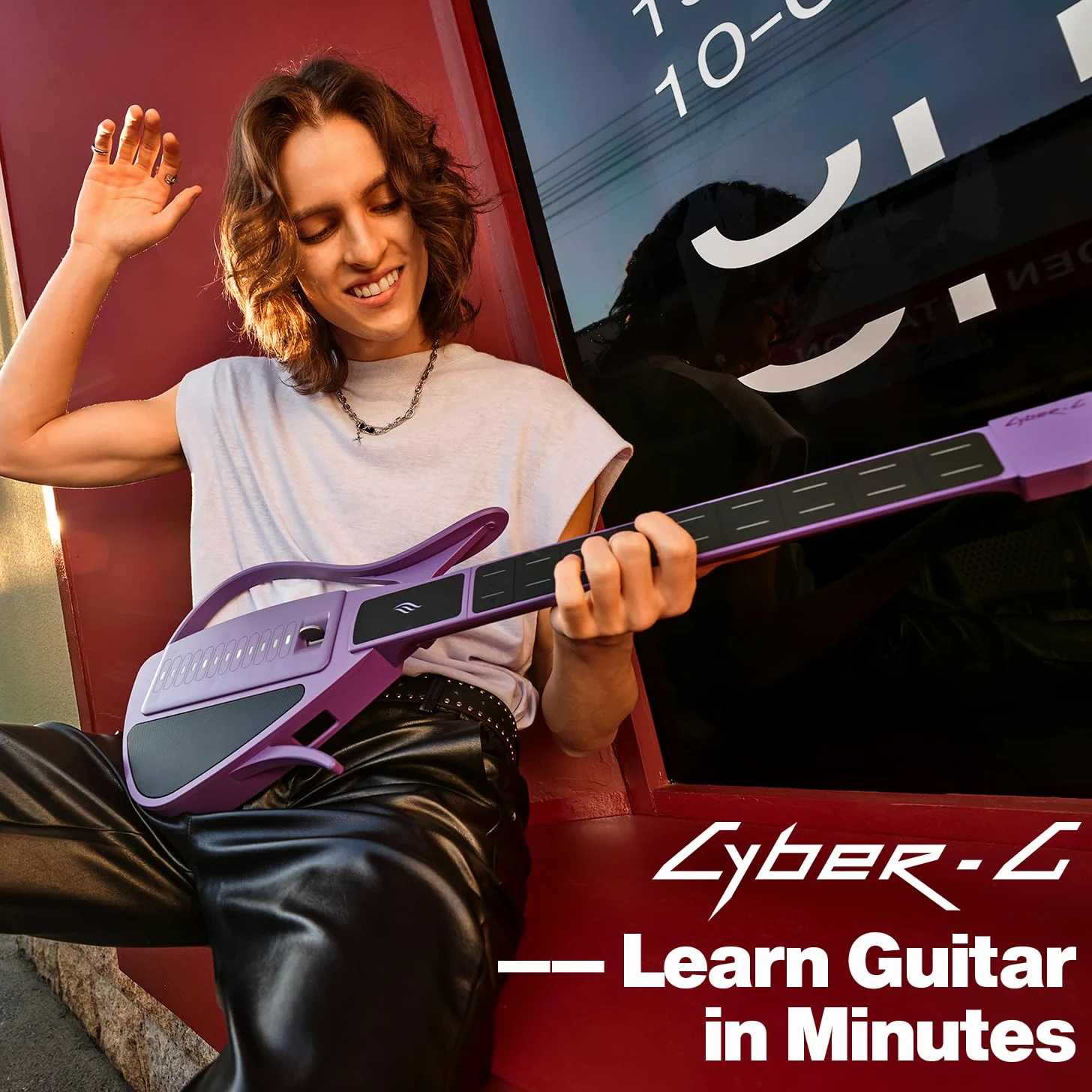 Enya CYBER-G Chitarra Smart & Modulo Tastiera(Viola)