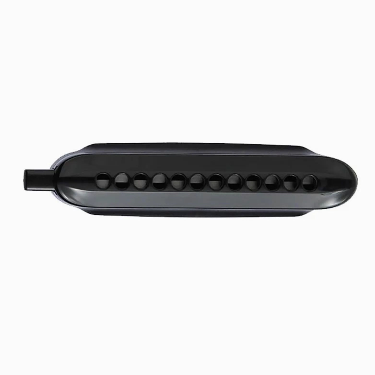 armonica a bocca Armonica Cromatica 12 Fori Arpa ABS Pettine Piastra Di Copertura Organetto A Bocca Ance In Ottone Strumenti Musicali Professionali (Color : Black)