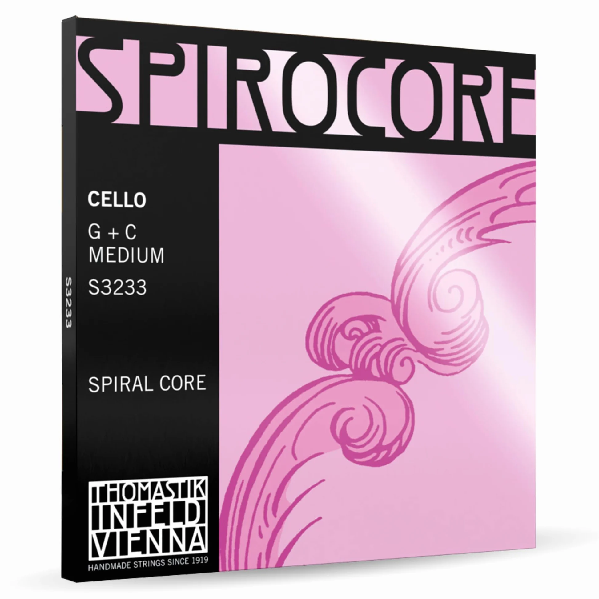 Corde per violoncello Thomastik Spirocore Spiralkern Set 4/4 G+C Tungsteno medium S3233