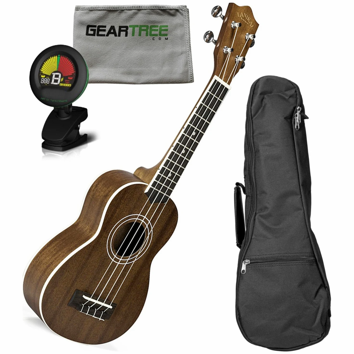 Lanikai ma-s mogano W/GigBag, panno, e accordatore