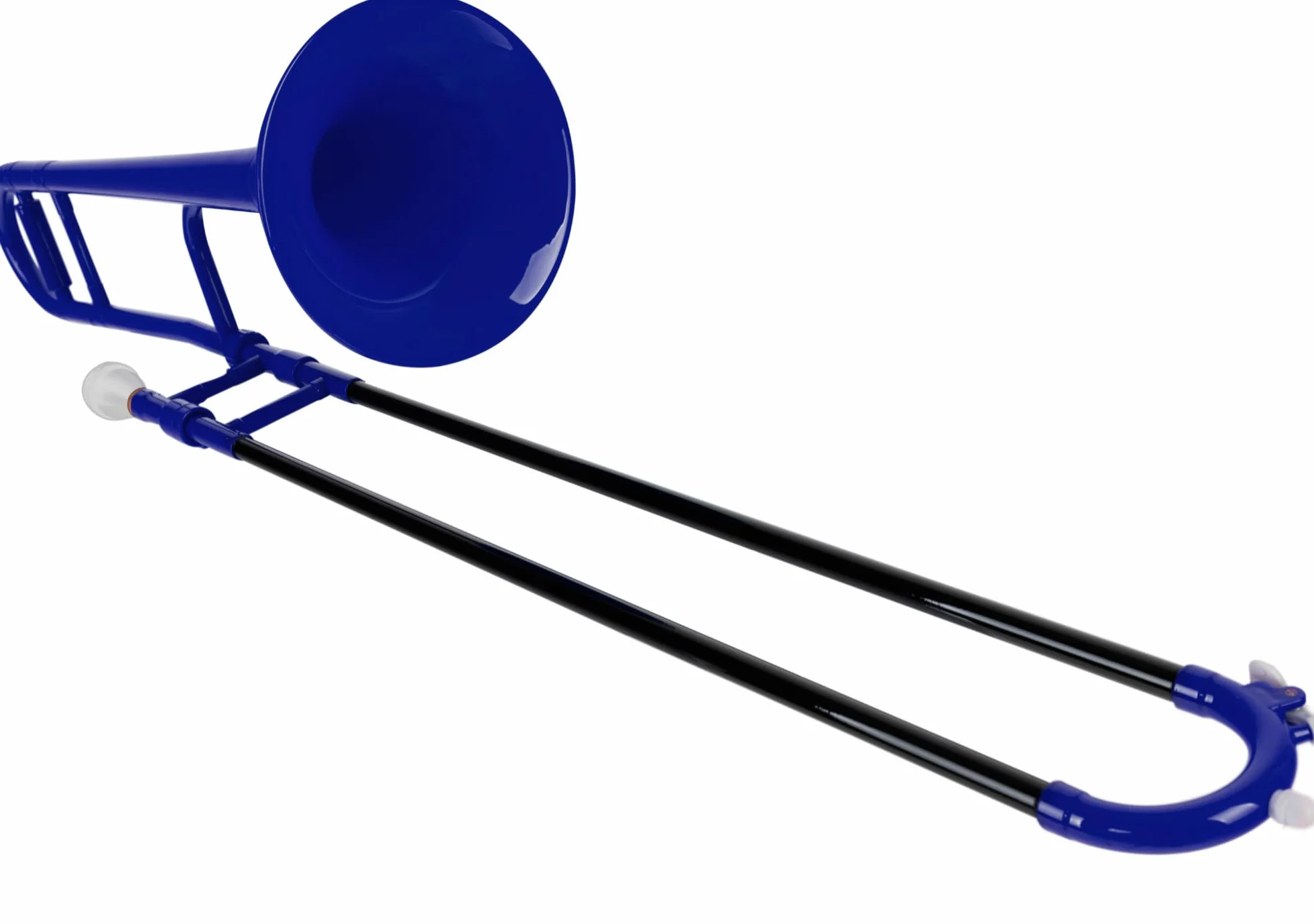 Classic Cantabile MardiBrass Trombone Tenore in ABS Plastica - Accordatura Bb - Coulisse in Fibra di vetro - 660g leggera - Foratura: 12 mm - incl. Bocchino e Gigbag - blu