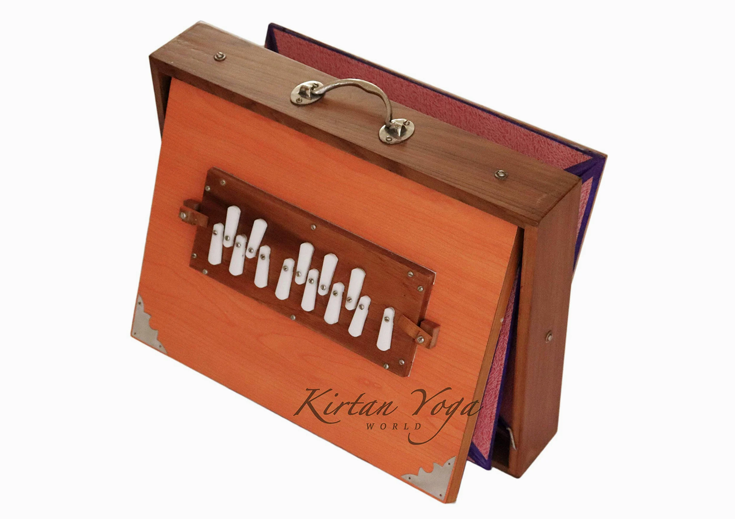 Shruti Box Raga Standard, modello professionale, legno Kail, scala da DO a DO (DO3 a DO4), 39 x 30 x 8.5 cm, peso 3.5 Kg, accordatura 440Hz (432Hz su richiesta)