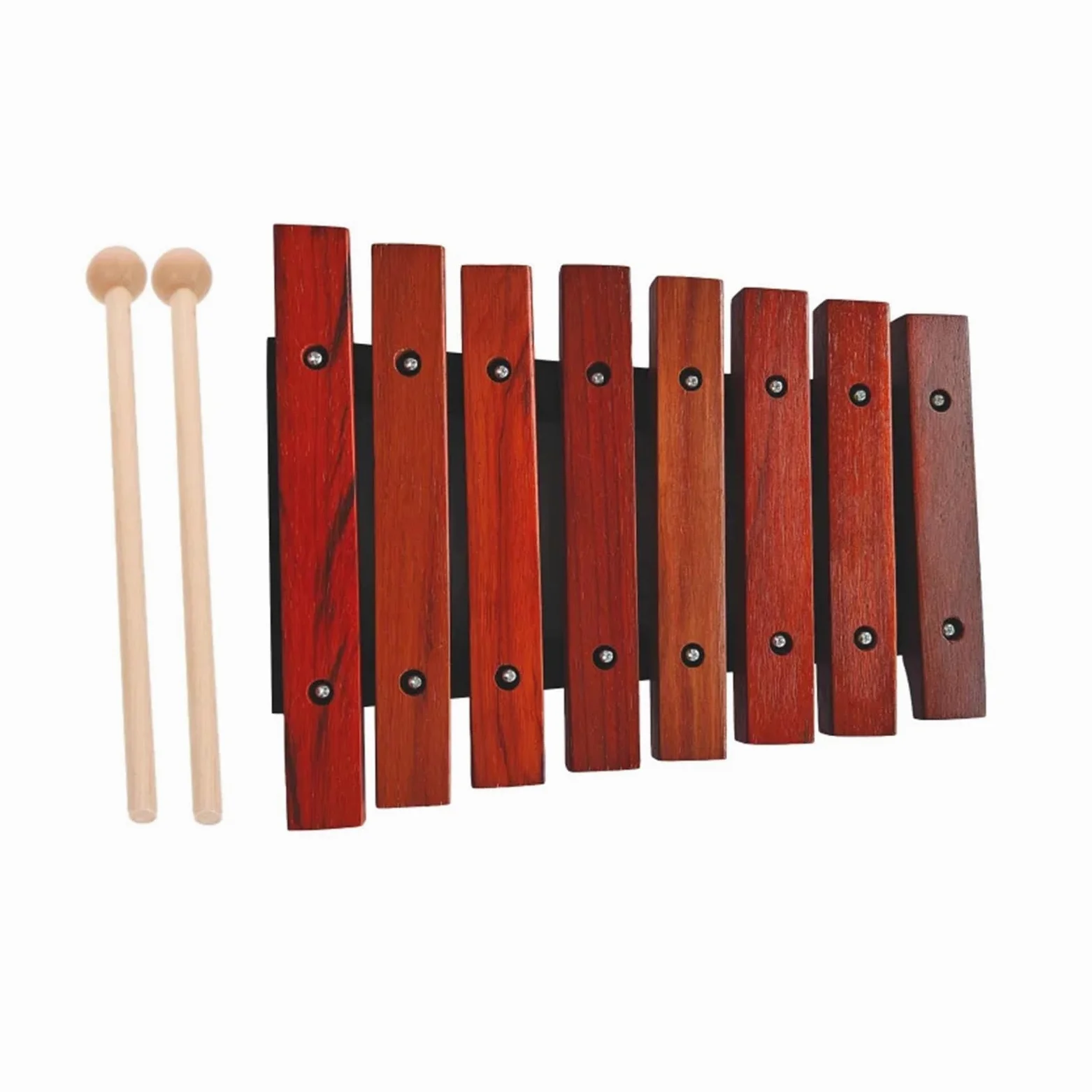 Xilofono Strumento musicale xilofono in legno a 8 note con 2 legni