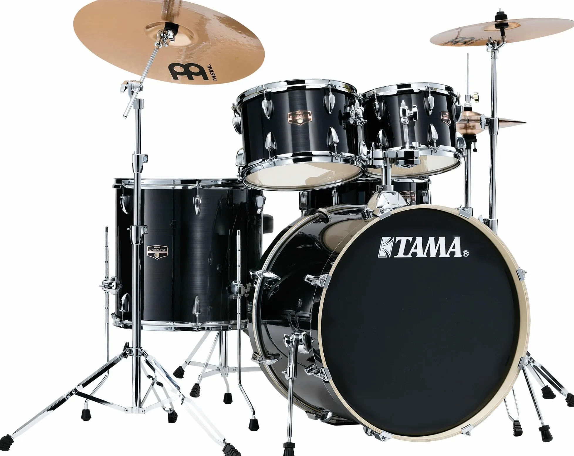 Tama IP52H6W-HBK Imperialstar 5-Piece Drum Kit (Hairline Black)