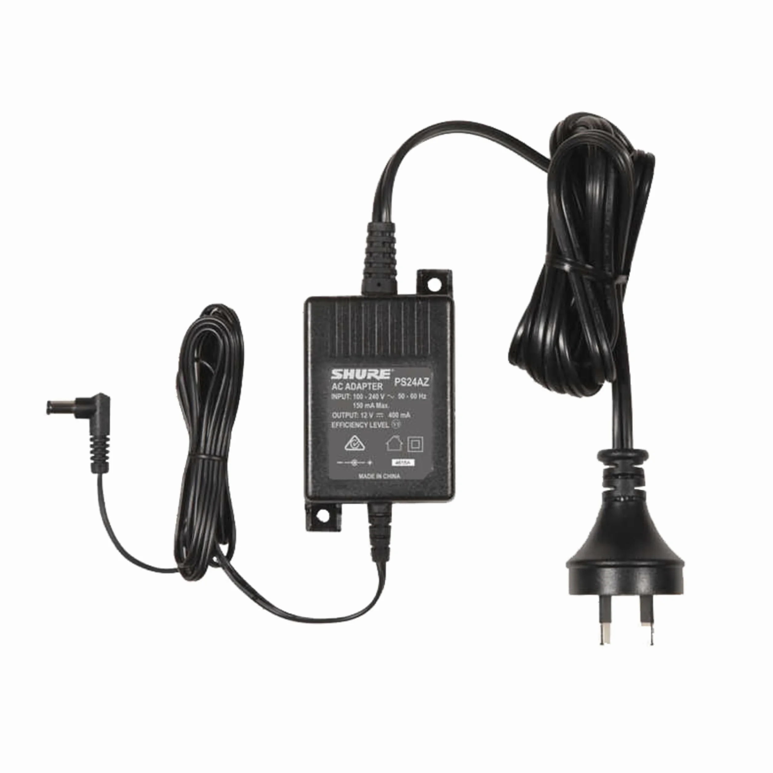 Shure PS24E Alimentazione di ricambio per BLX4, BLX88, BLX4R, FP33, GLXD6, P2T, PG4, PGX4, PGXD4, SLX4, SLX4L e UABiasT sostituisce PS23E