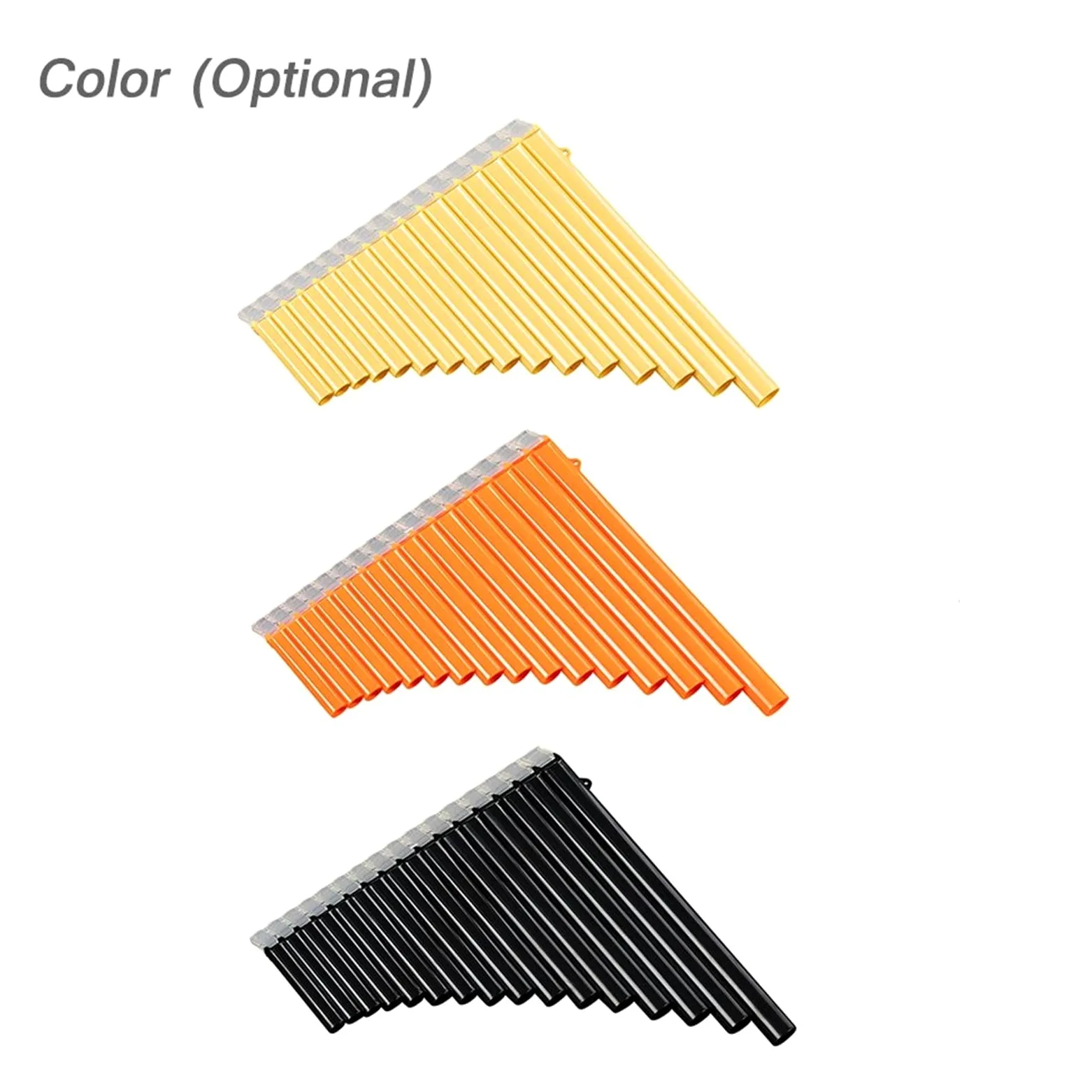 Flauti di Pan Flauto di Pan A 16 Tubi Resina ABS G-A2 Chiave Flauto di Pan Facile Apprendimento per Regalo per Principianti (Color : 3)