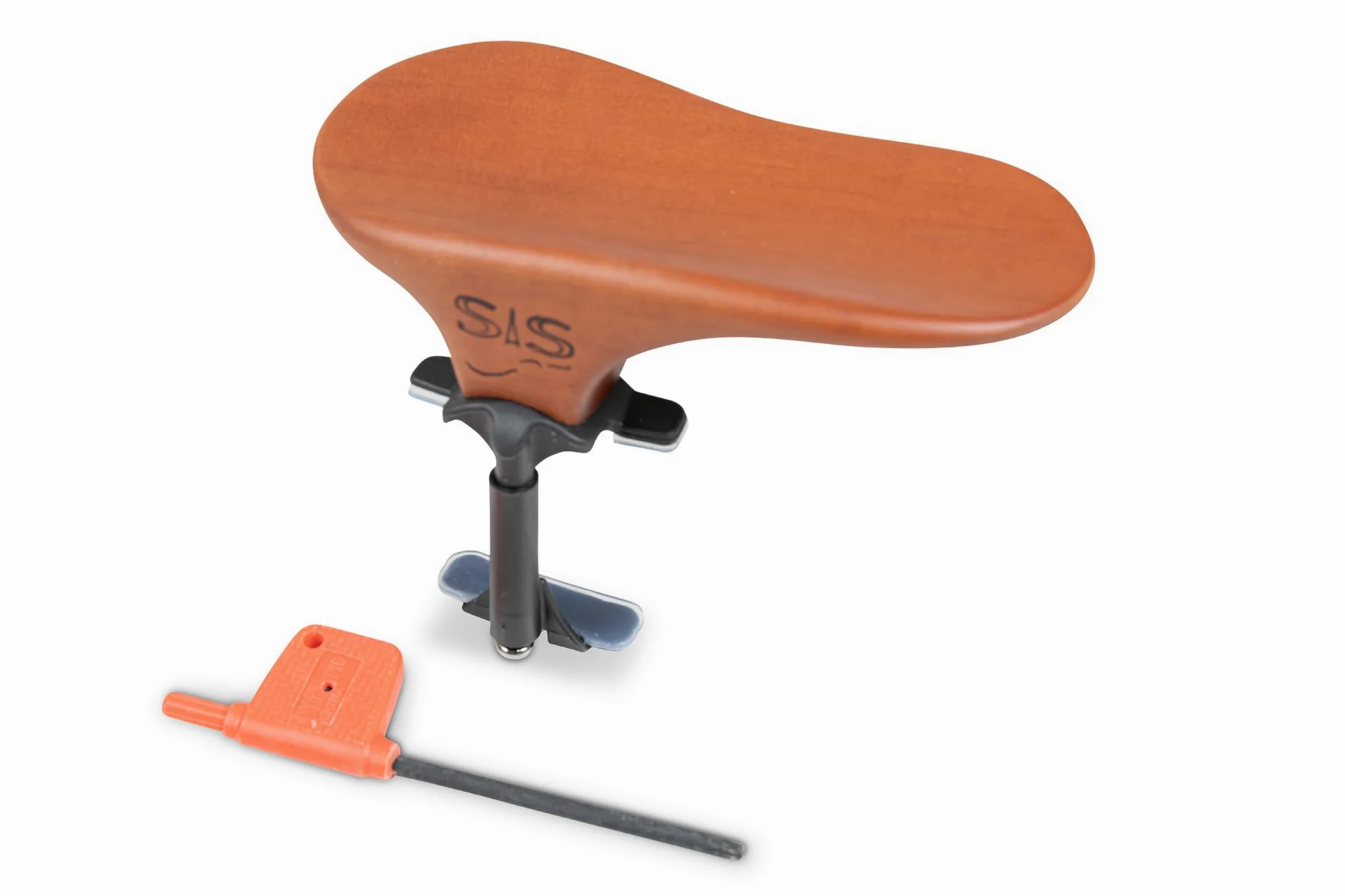 Mentoniera SAS a pera, per violino, altezza 32 mm