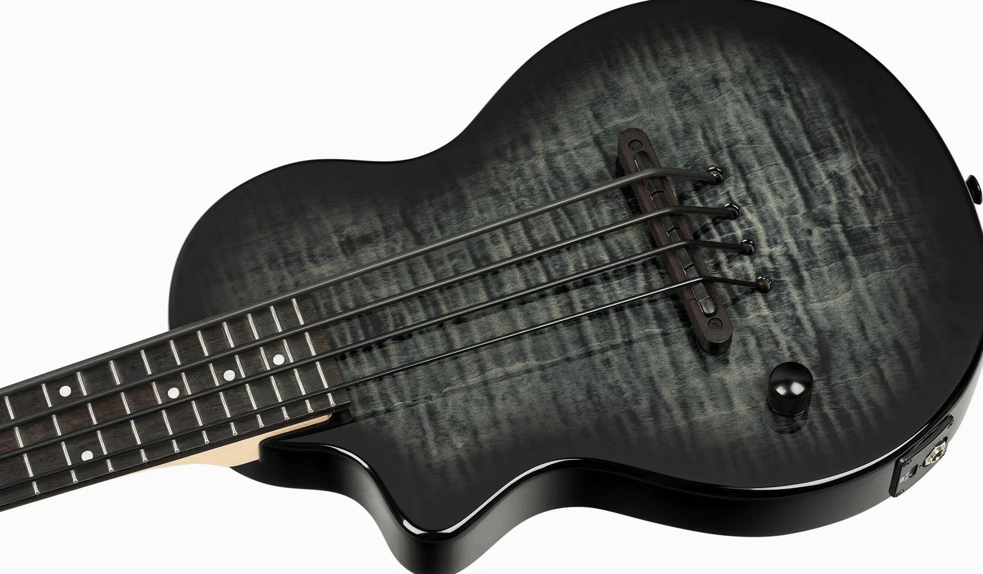 ORTEGA Neo Series Ukulele basso 4 corde sinistra + custodia