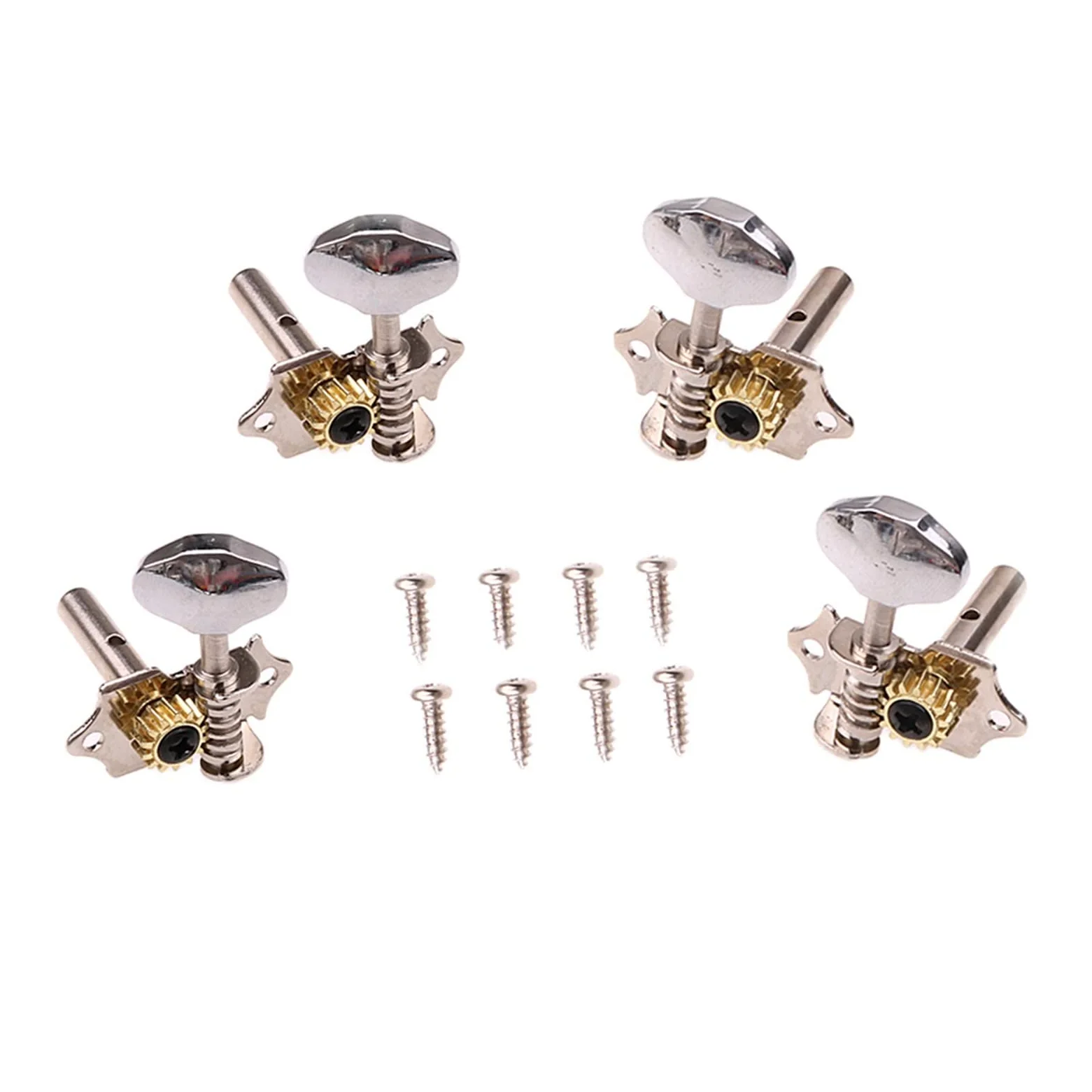 Meccanico accordatore 1 Set Ukulele String Tuning Pygs Sintonizzatori Per Ukulele Uke Chitarra Con Viti