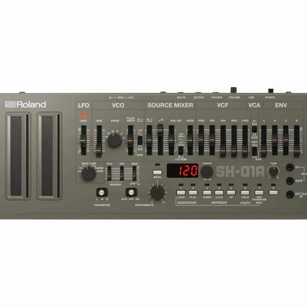 Roland Boutique Synthe SH-01A, Sequencer interno con 64 pattern da salvare e richiamare