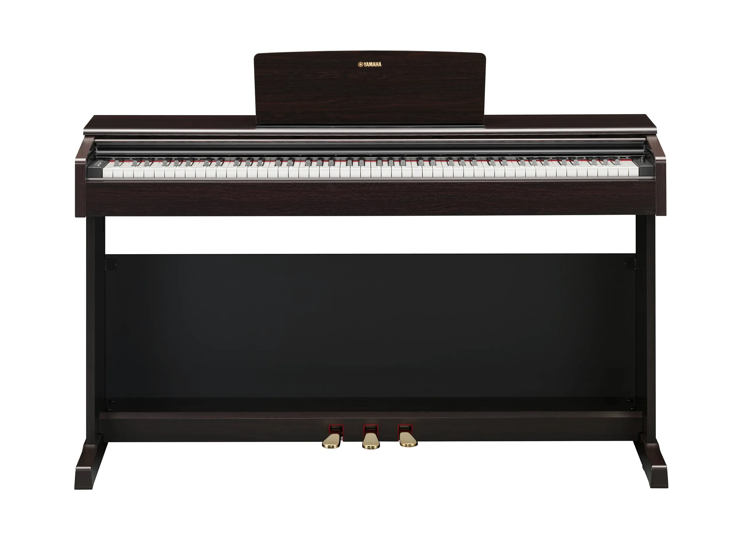 Yamaha ARIUS YDP-145 Digital Piano - Pianoforte Digitale da Casa per Dilettanti, Design Classico ed Elegante, Suonabilità Autentica del Pianoforte Acustico, Palissandro