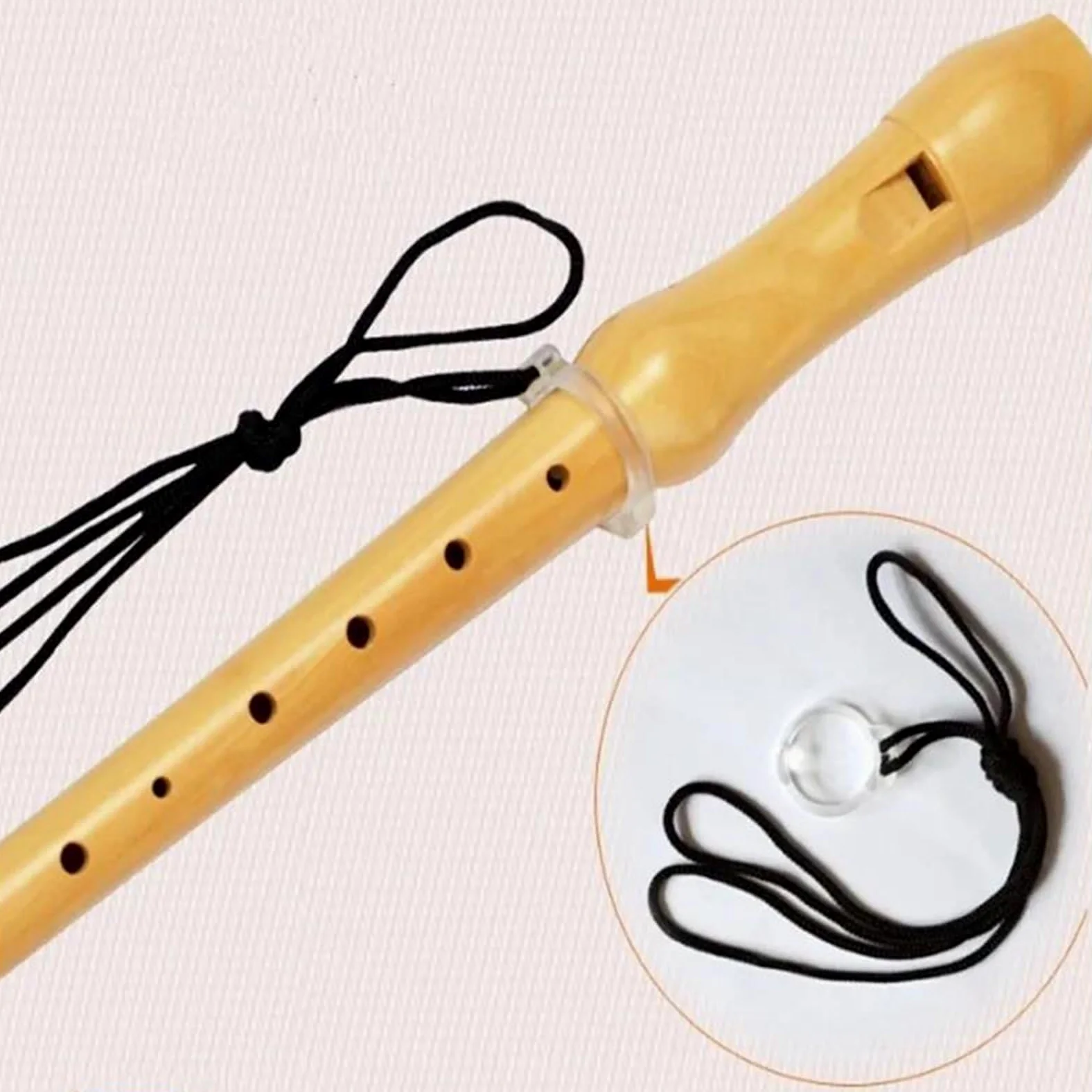 Flauto Dolce Soprano Britannico Professionale A 8 Fori Chiave C | Il suono del flauto è brillante, morbido, bello e preciso.