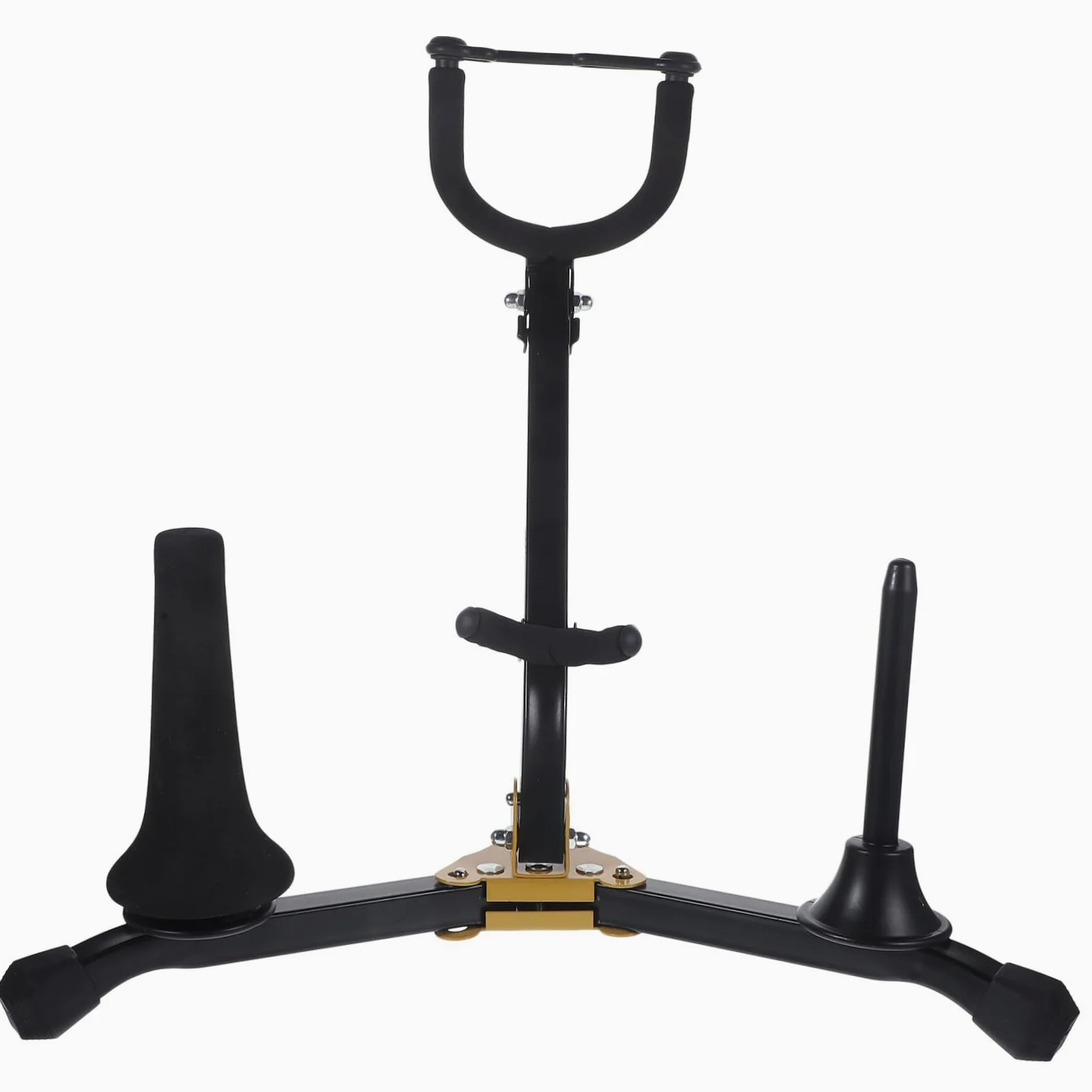 Supporto Pieghevole per Sassofono Tenore e Contralto Porta Sax Stabile e Leggero con Rack Multifunzionale per Clarinetto e Flauto Accessorio Strumento Musicale Portatile