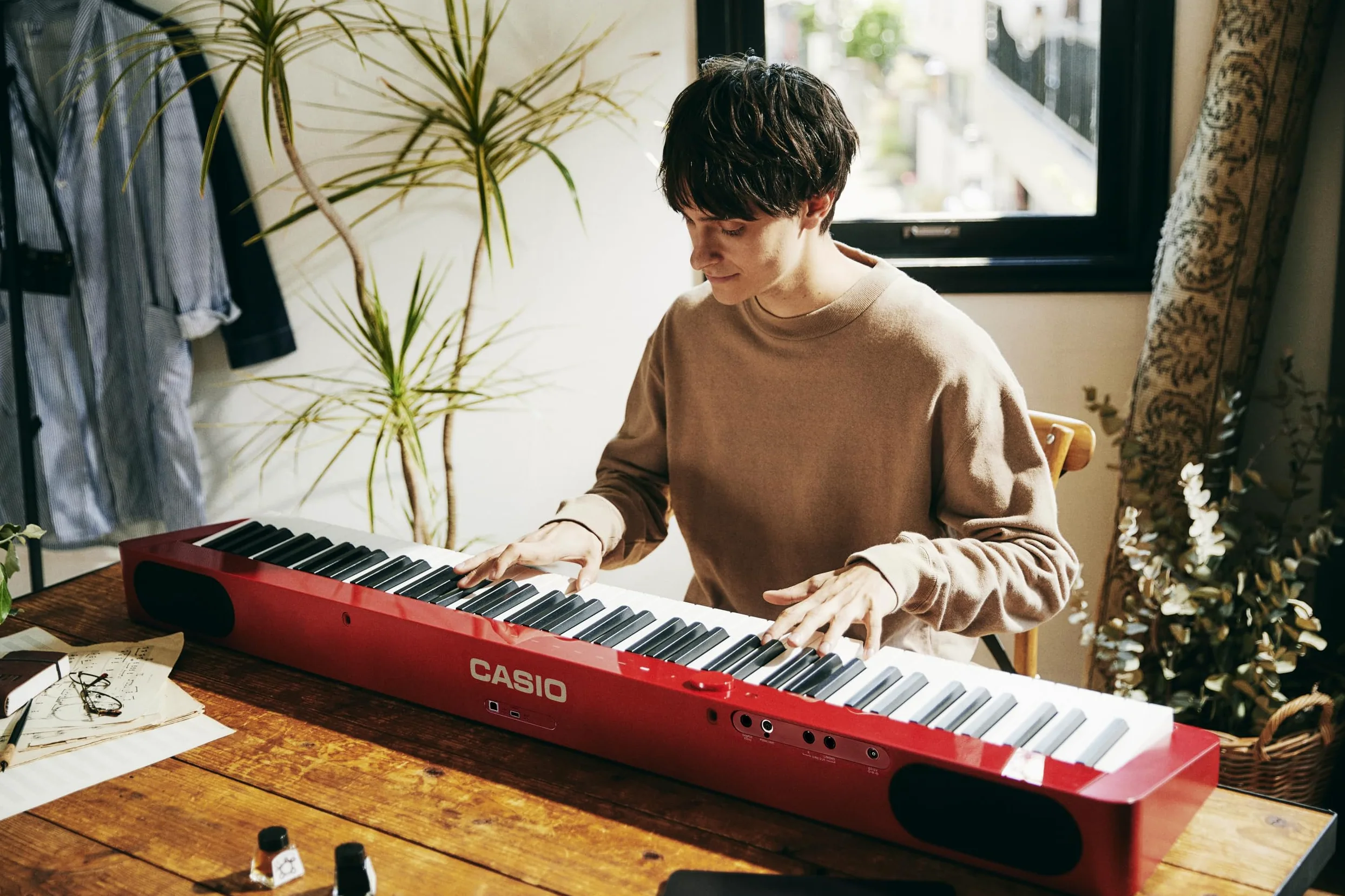 Casio Privia PX-S1100 RD inkl. SP-34 Pedal - Pianoforte da palco