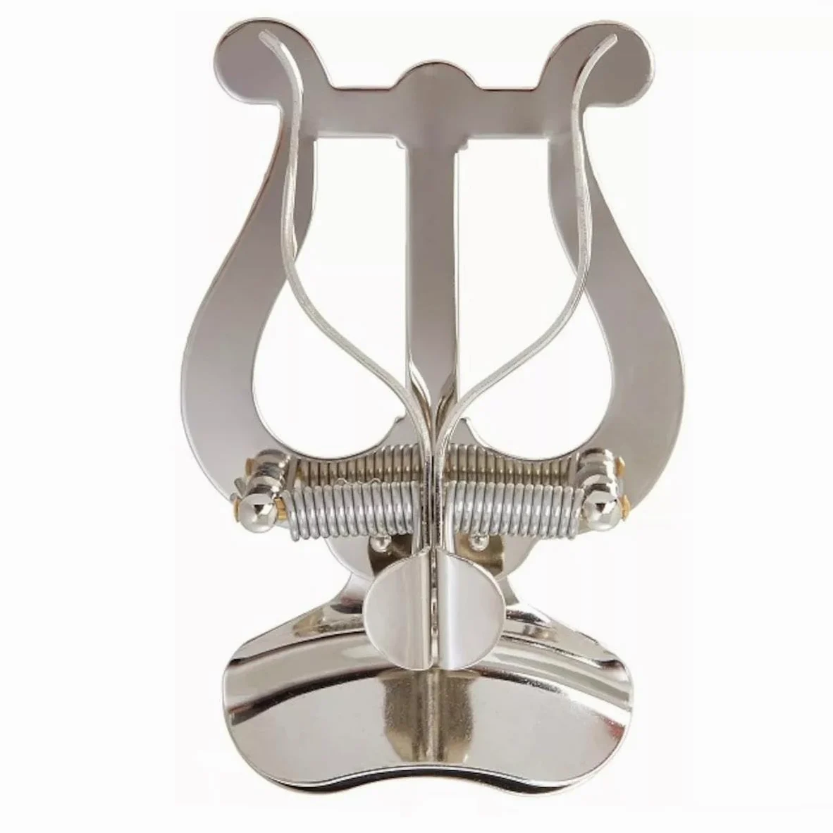 Alysee Leggio direzionemusica.it Letturino da Marcia per Trombone (Ottone cromato) doppia Lyra Lyre Leggii musicali sdms533n