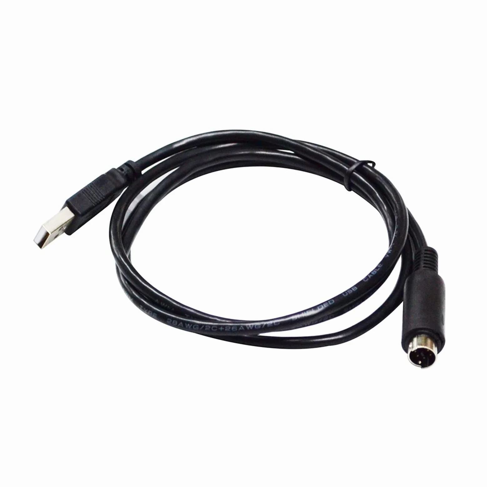 Adattatore USB A 2.0 a MINI DIN 7 pin MD7 maschio Tastiera multimediale in streaming 2 PRO DUO I/O Tastiera MIDI Cavo di estensione dati for PC(3.6M)
