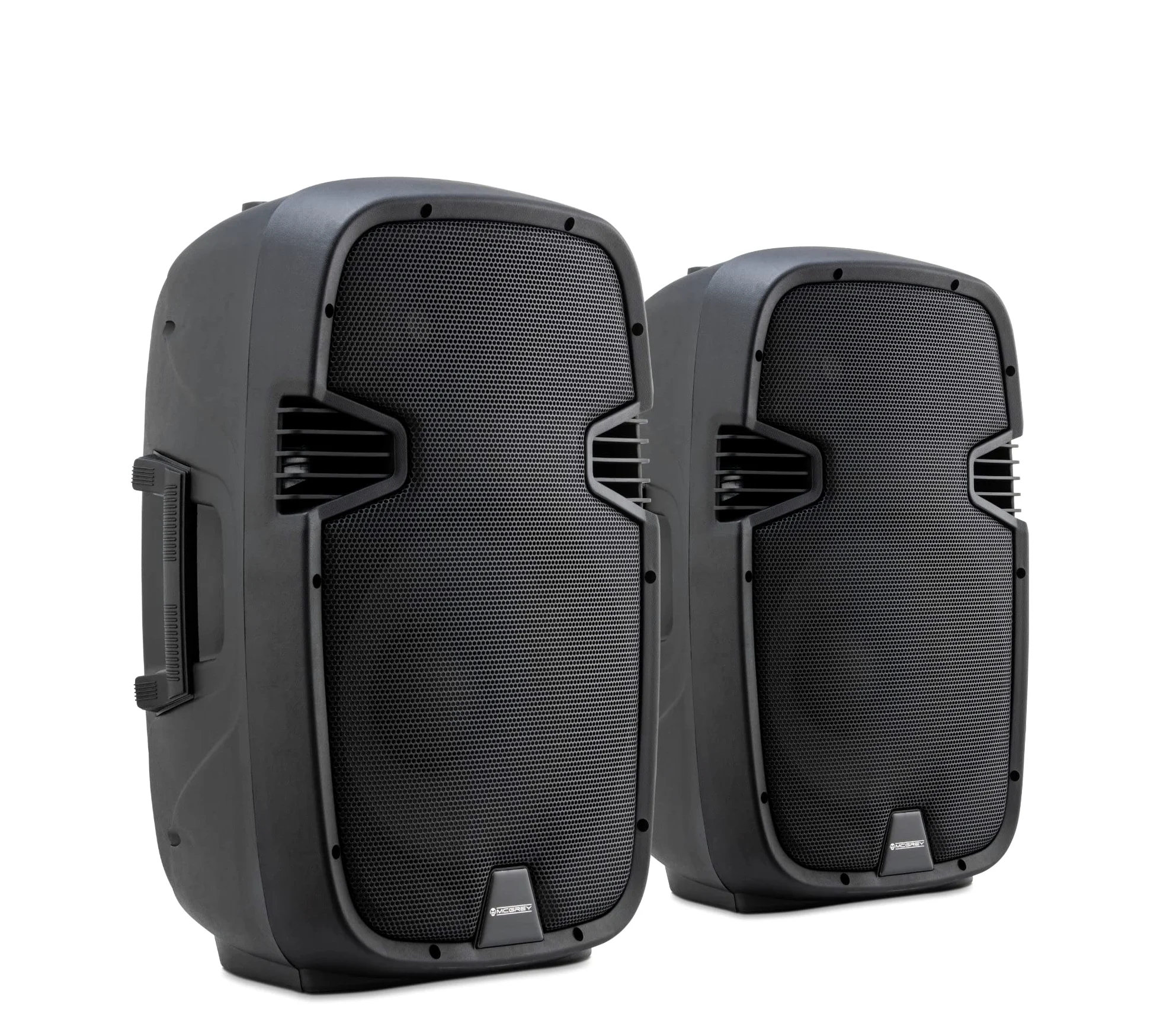 McGrey P212 MP Cassa Passiva 600 Watt Coppia, 2 casse passive fullrange | Potenza: 120 W RMS/ 600 W Peak, Impedenza: 8 Ohm, Sistema a 2 vie con woofer da 12" e tweeter da 1", Cabinet in plastica nera