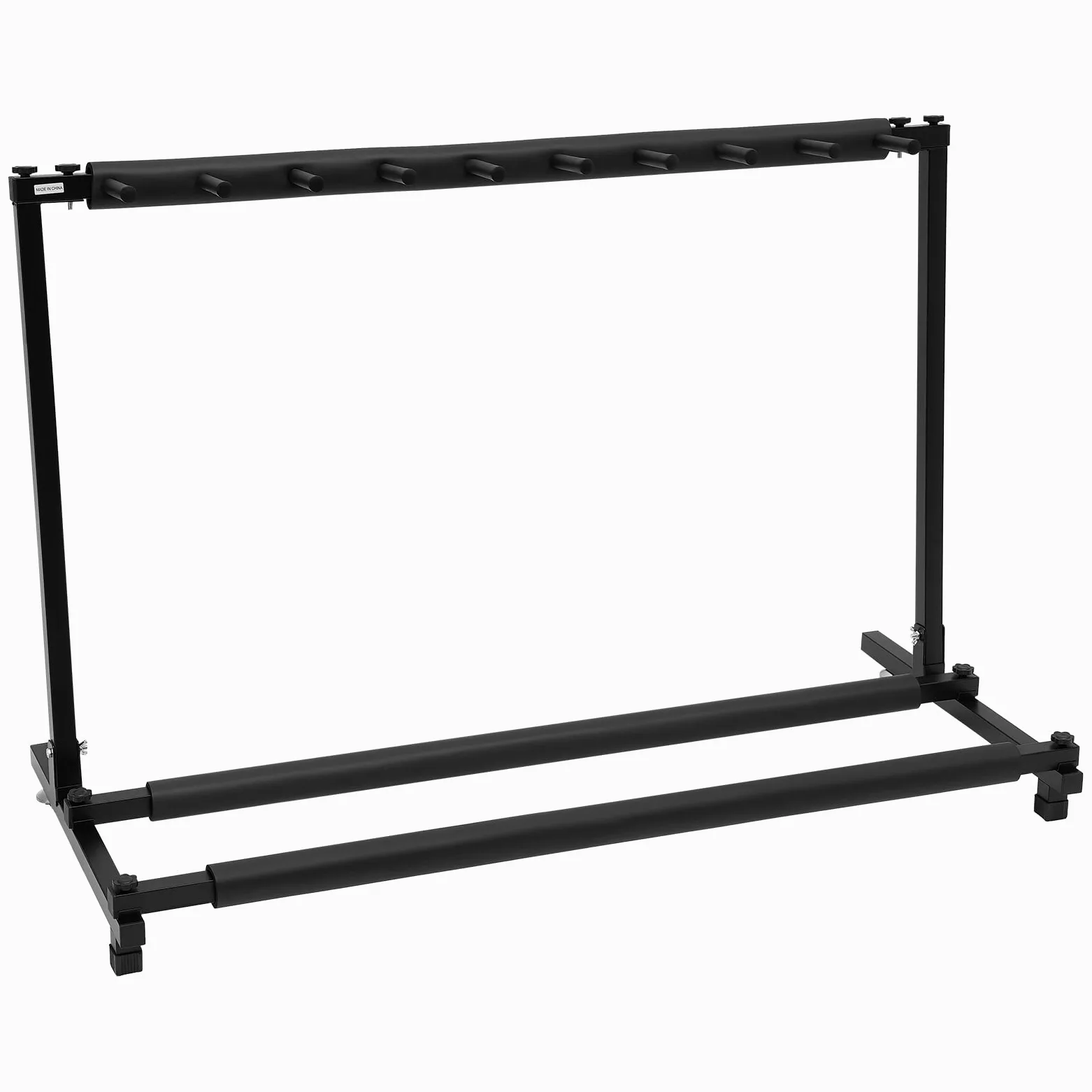 Supporto per Chitarra a 9 Volenti - Adatto Universale, Multifunzionale con Supporto Multifunzione per Acustica, Basso, Chitarra Elettrica - Regalo Nero