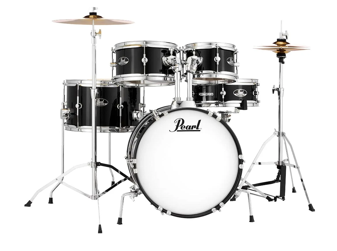 Pearl - RSJ465C/C31 Vera batteria acustica per principianti per bambini - Jet Black