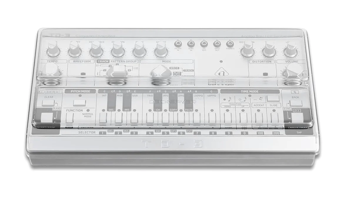 Decksaver Cover for Keyboards, Compatible with TD-3 / RD-6