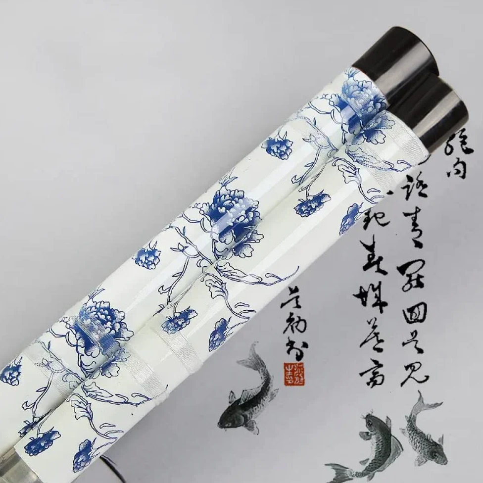 TsoLay Flauto principiante Flauto di bambù Chiave G Marrone Verticale Flauto di bambù Fatto a Mano Flauto di Legno di bambù Fatto a Mano Strumenti Musicali Clarinetto Diz Cinese Strumento Musicale