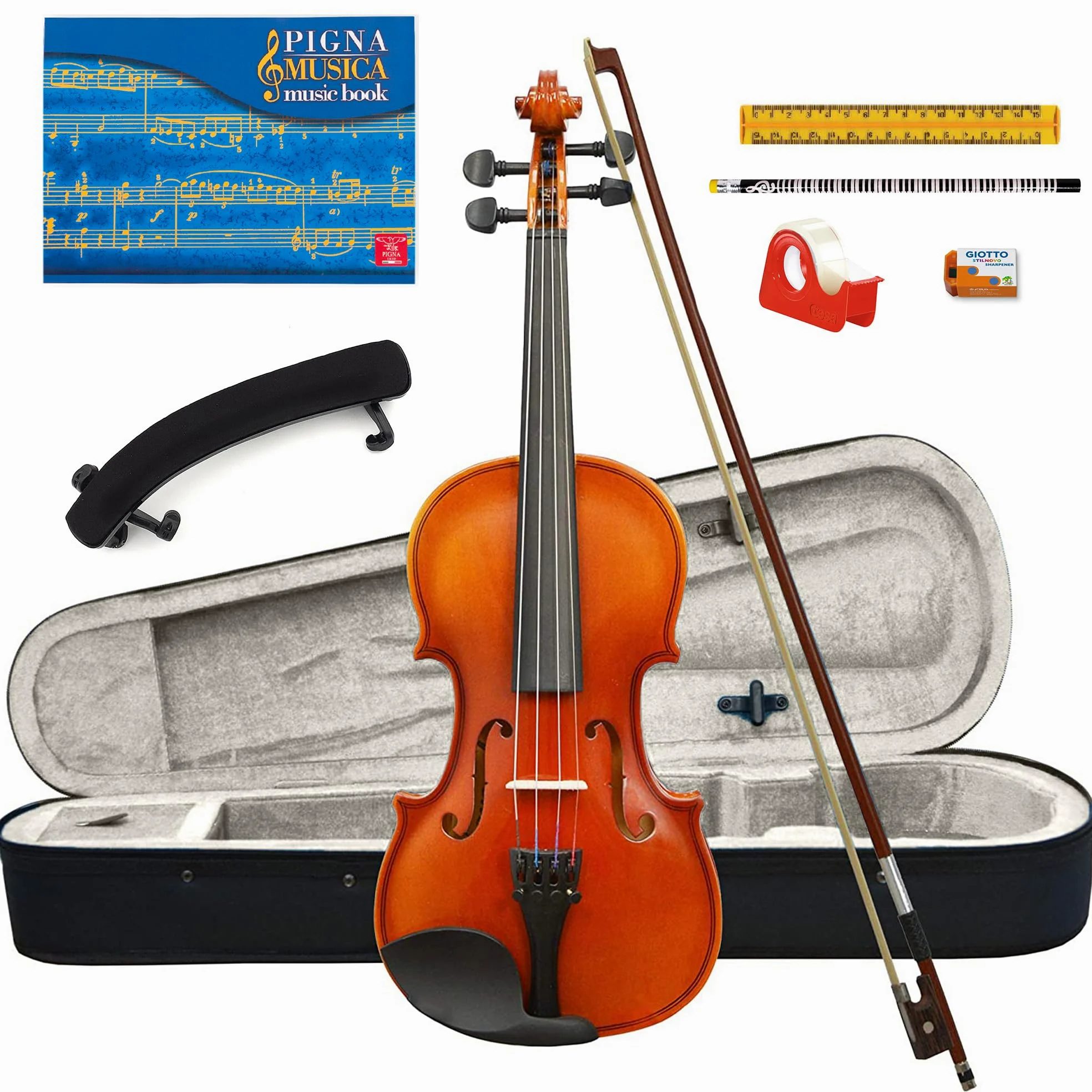 Violino 4/4 ffalstaff Laminato con Spalliera e Kit Cancelleria