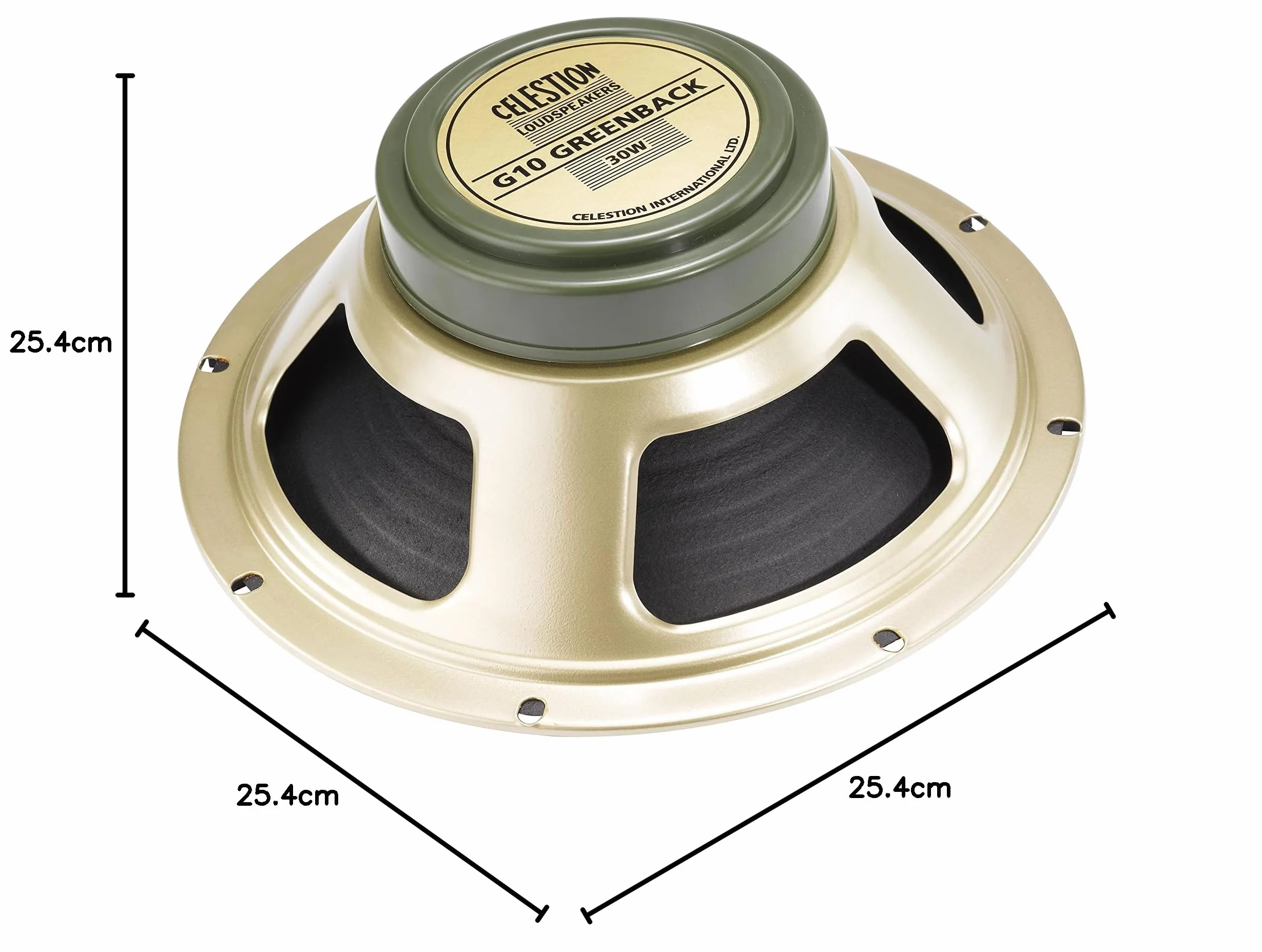 Celestion G10 GREENBACK GUITAR LOUDSPEAKER Altoparlante per chitarra - 10" - 30W - 8 Ohm