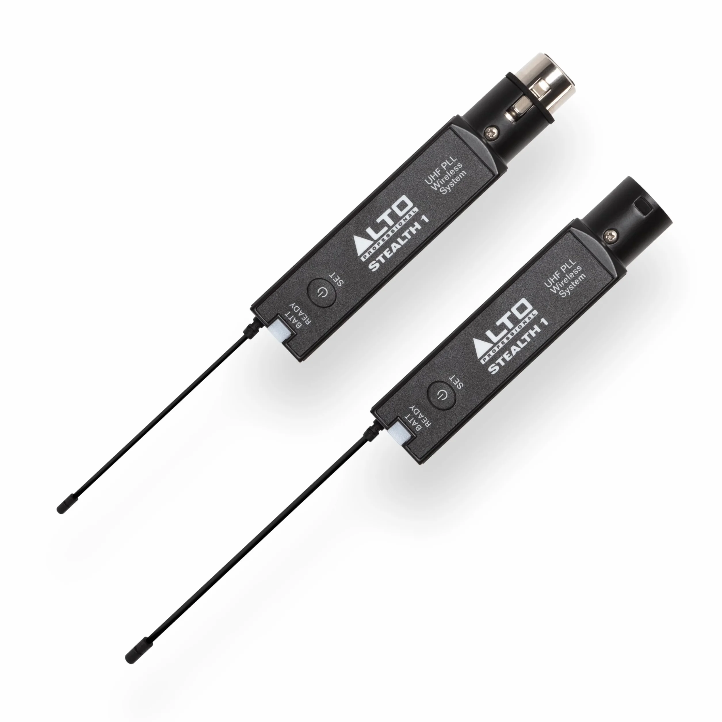 ALTO Stealth 1 - Sistema Audio Wireless UHF XLR Mono, Trasmettitore e Ricevitore per Casse Amplificate, Mixer e Microfoni Dinamici