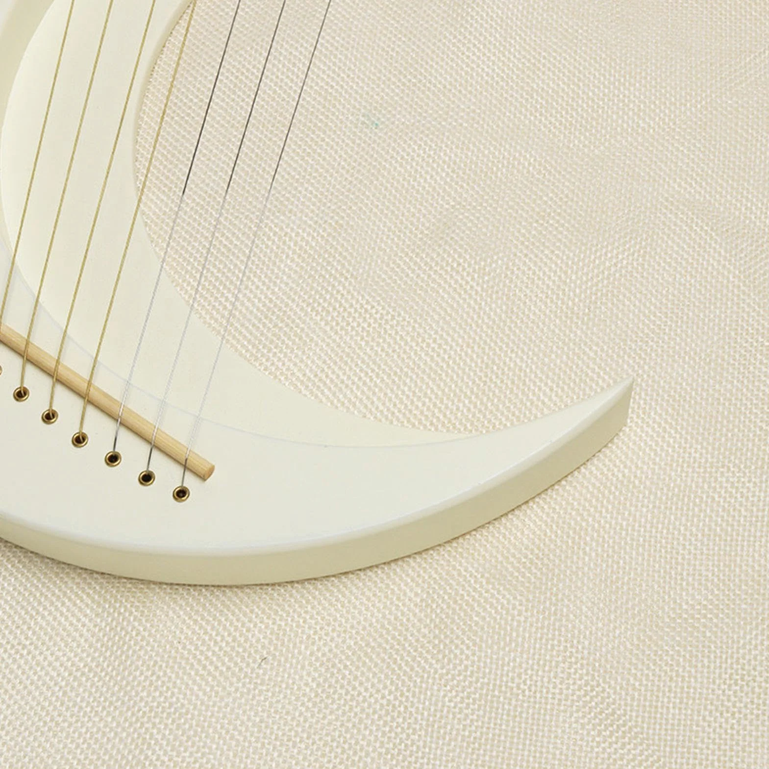 Arpa a lira a,arpa a lira a corde | Arpa a lira in legno Moon 7 corde | Pianoforte a lira - Strumento musicale a con chiave per accordatura Strumento per arpa per caffè