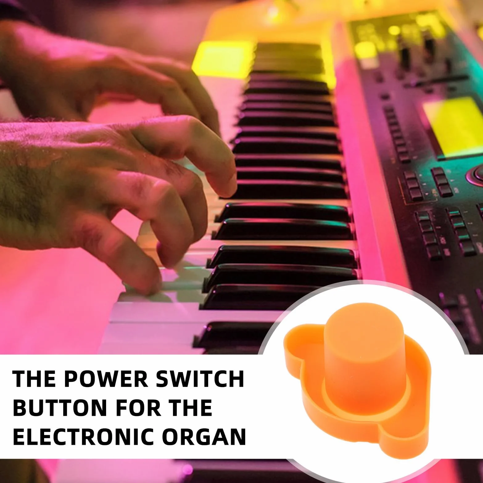 BESTonZON Interruttore per Tastiera Musicale Parte di Ricambio per Strumento Elettronico Sostituzione del Pulsante di Accensione per Pianoforte Digitale Componente Musicale Digitale