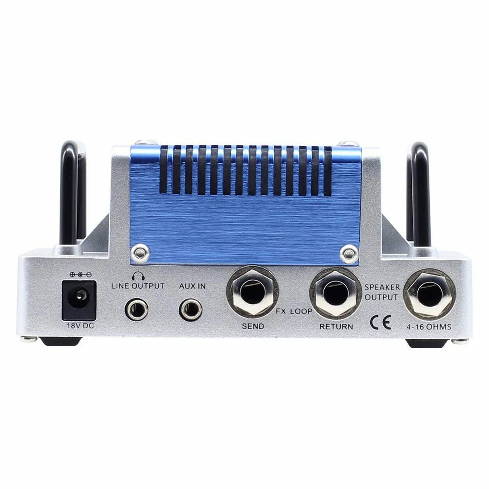 Hotone Amplificatore per Chitarra ad Alto Guadagno Testa 5 Watt Amplificatore di Classe AB con CAB SIM Telefoni/Uscita di Linea Vulcan Five-O