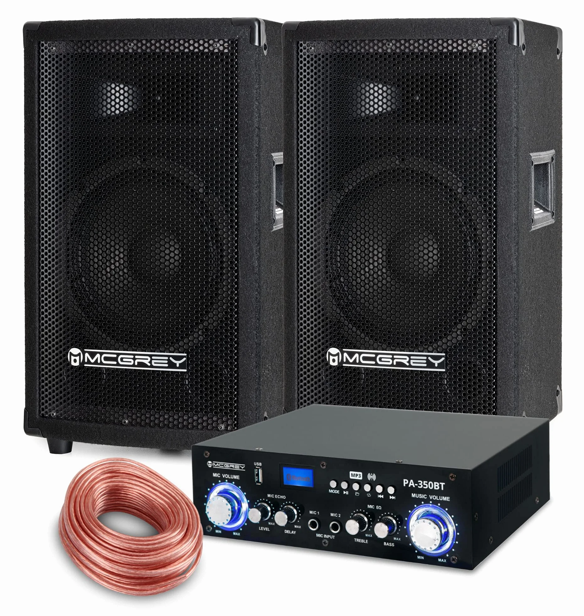 McGrey PA set completo PowerDJ-1000 600W