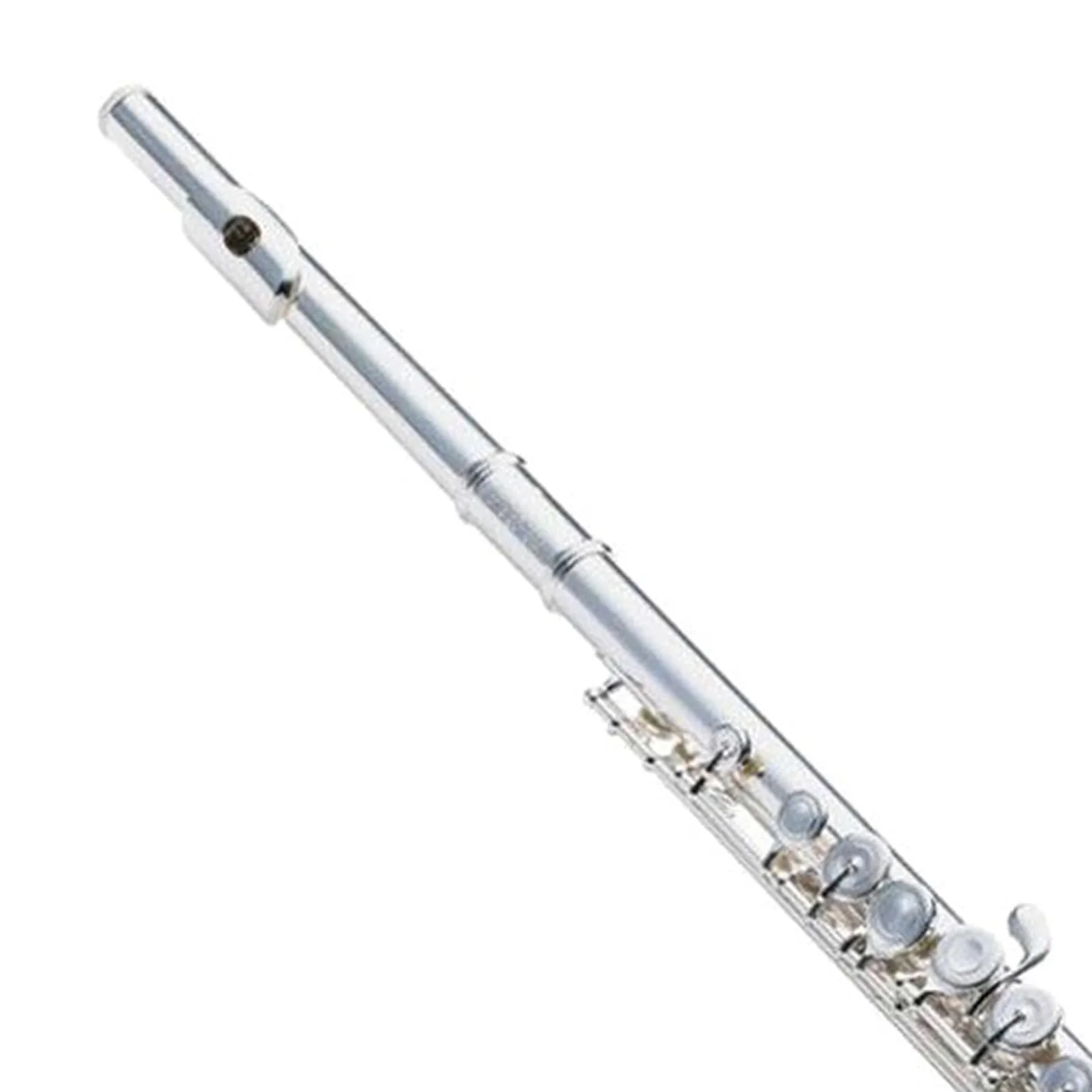 Strumento Flauto Flauto Traverso Professionale In Argento Placcato In Argento Francese A 16 Fori Con Foro Chiuso Standard In Do