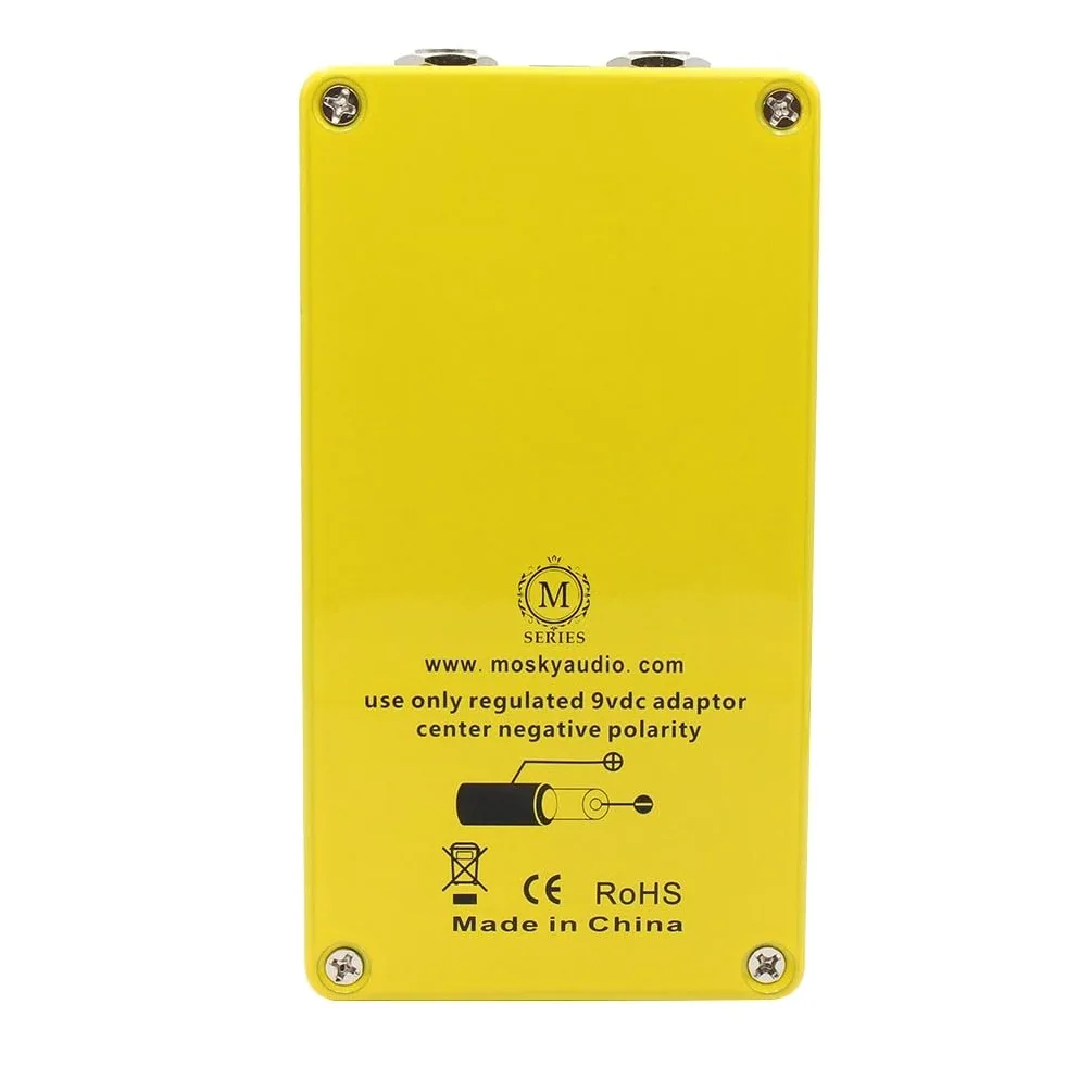 Pedale di distorsione per chitarra elettrica per mosky Overdrive Preamp 4 impostazioni Tone Shape Button Switch Modern Drive Sound Stage Studio 300g