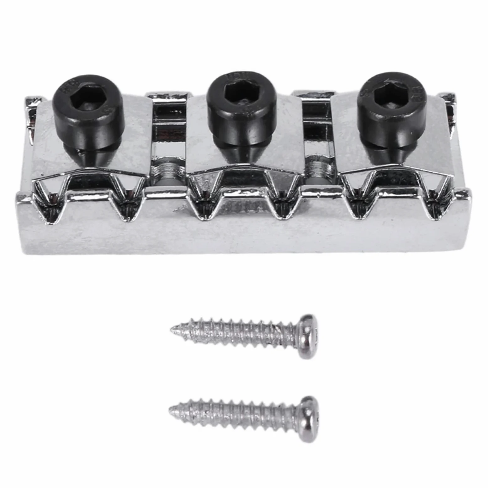 Professionale Ponte per Chitarra Un Set Di Accessori Per Chitarra A Ponte Con Corde Per Chitarra Elettrica A Doppio Sistema Di Bloccaggio Del Ponte Tremolo Ponte per Chitarra