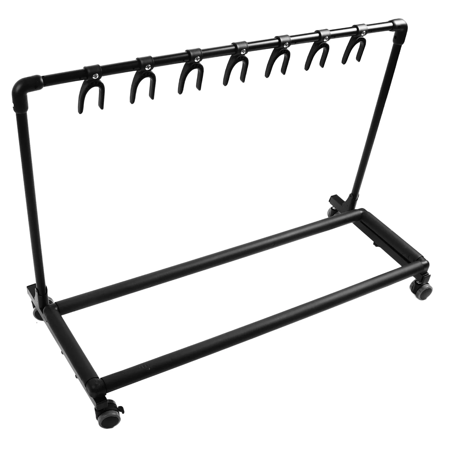 Supporto Multi Chitarra con Ruote e Imbottitura in EVA per Esporre più Chitarre Nei Negozi (FL17W)