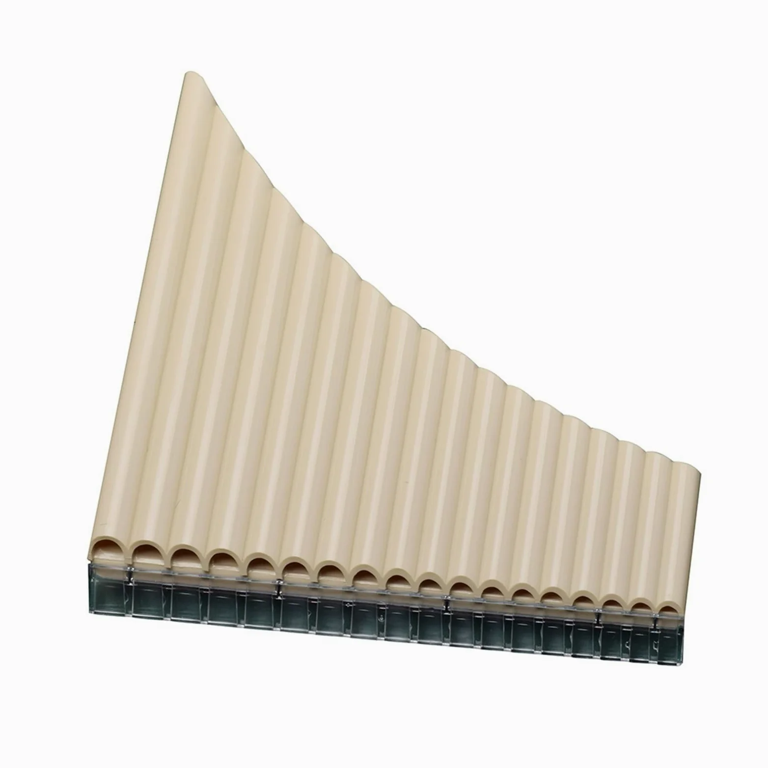 Flauto di Pan Adulti Flauto di Pan in Resina Flauto di Pan A 18 Canne Flauto di Pan A 16 Canne Strumento A Fiato Designato per Principianti E Professionisti della Scuola (Color : Beige)