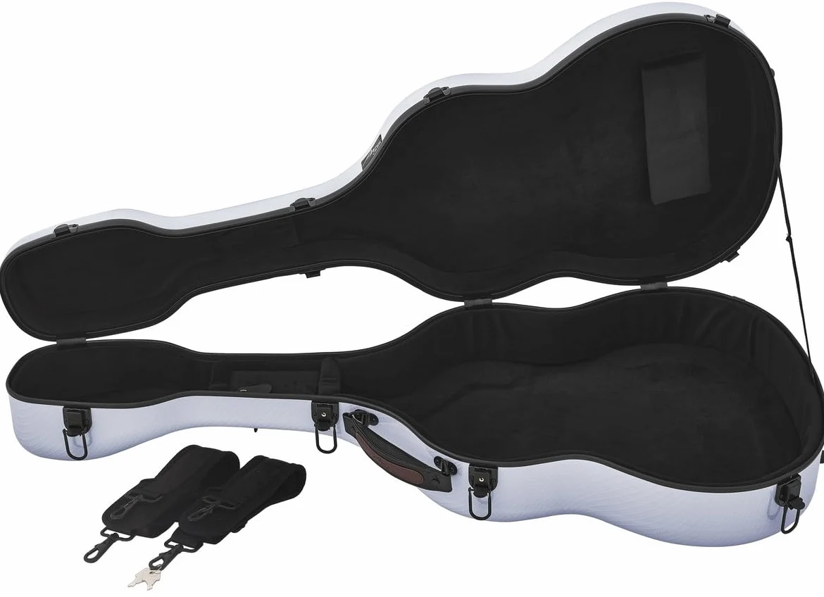 M-Case Sagomata Custodia per chitarra Classica 39” - 4/4 Fiberglass Ultra Light special argento