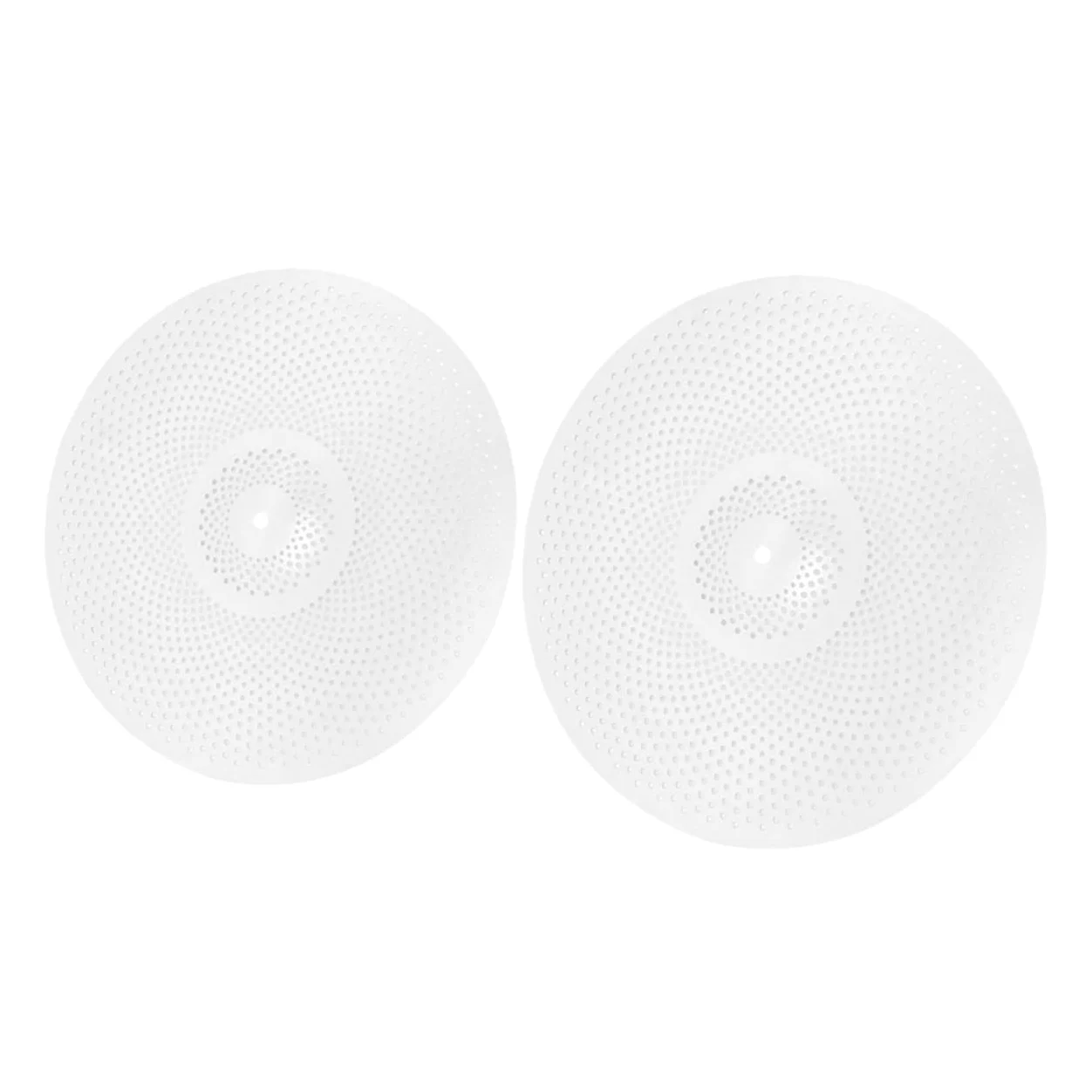 UPKOCH Set 2 Piatti Batteria Jazz Silenziosi 14/16 Pollici in Lega Resistente, Accessori per Batteria Riduzione Vibrazioni e Montaggio Facile per Performance Nitide