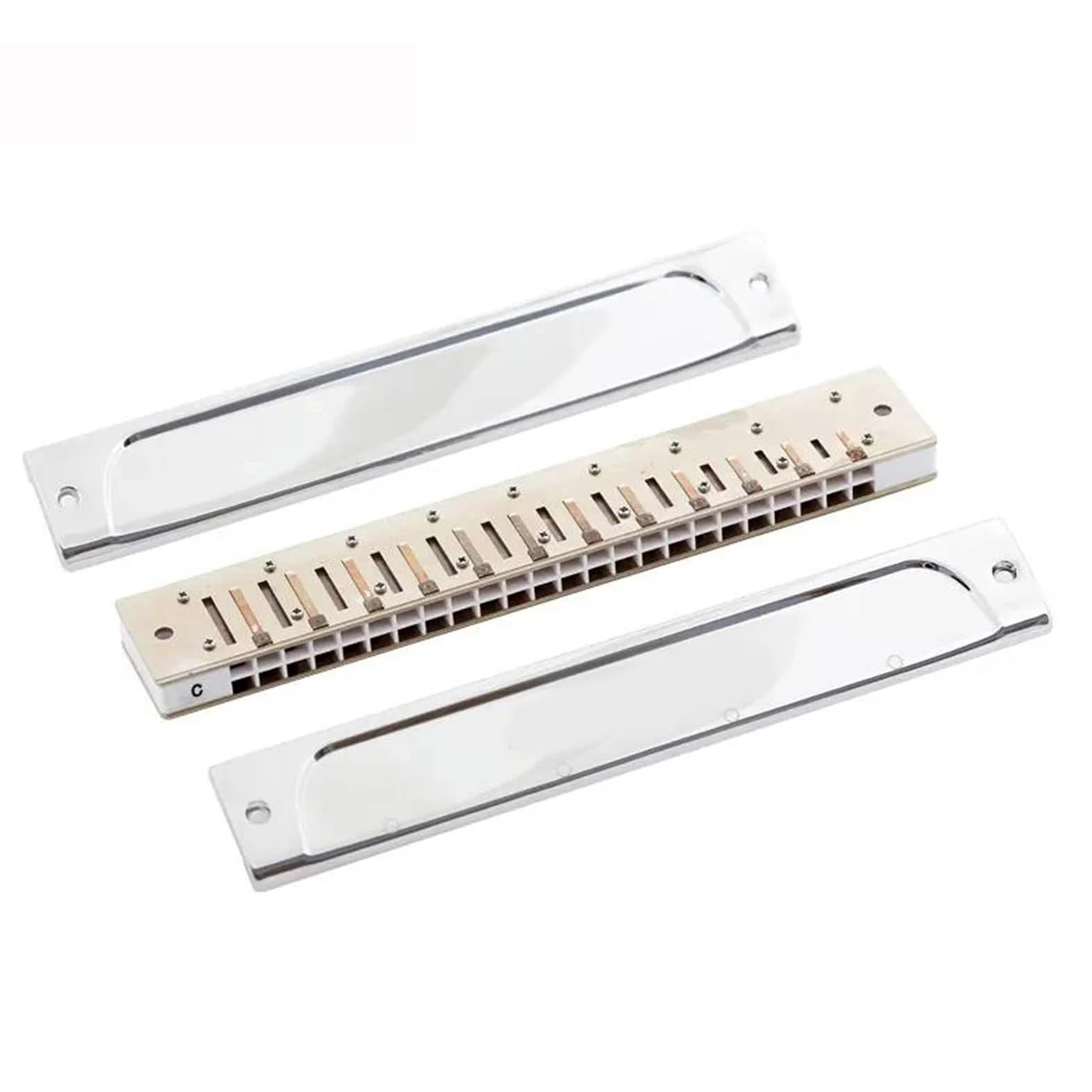 Chiave Armonica Tremolo A 24 Fori Chiave Di C. Organetto A Bocca Tremolo Professionale Per Adulti, Professionisti E Studenti armonica a bocca professionale (Color : Cm)