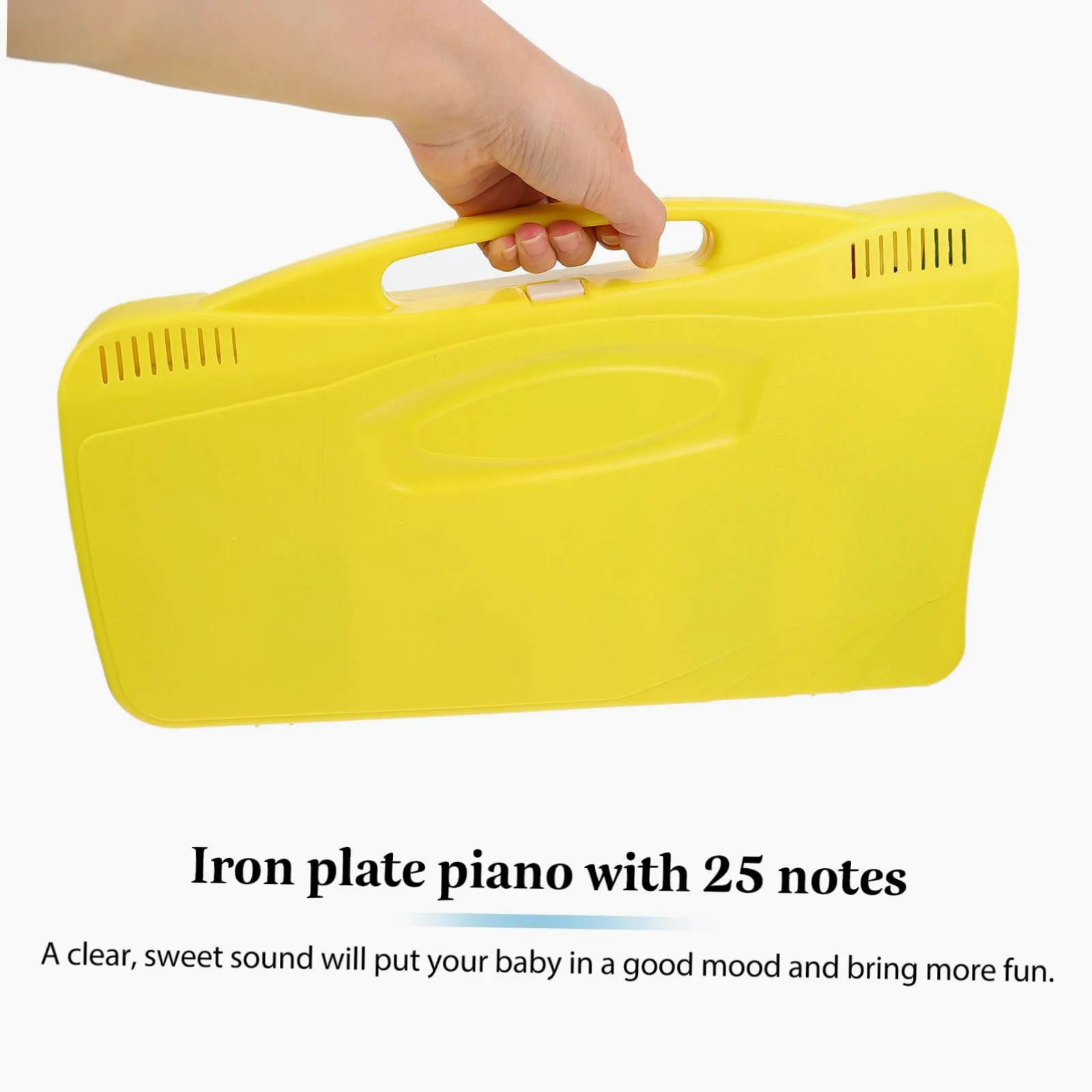 Metallofono a 25 Note in Lamiera di Ferro, Set 1 Pezzo, Blu per Bambini | Metallofono Note, Strumento Orff, Suono Chiaro, Delicato sulla Pelle, Gioco Educativo per Apprendimento Musicale