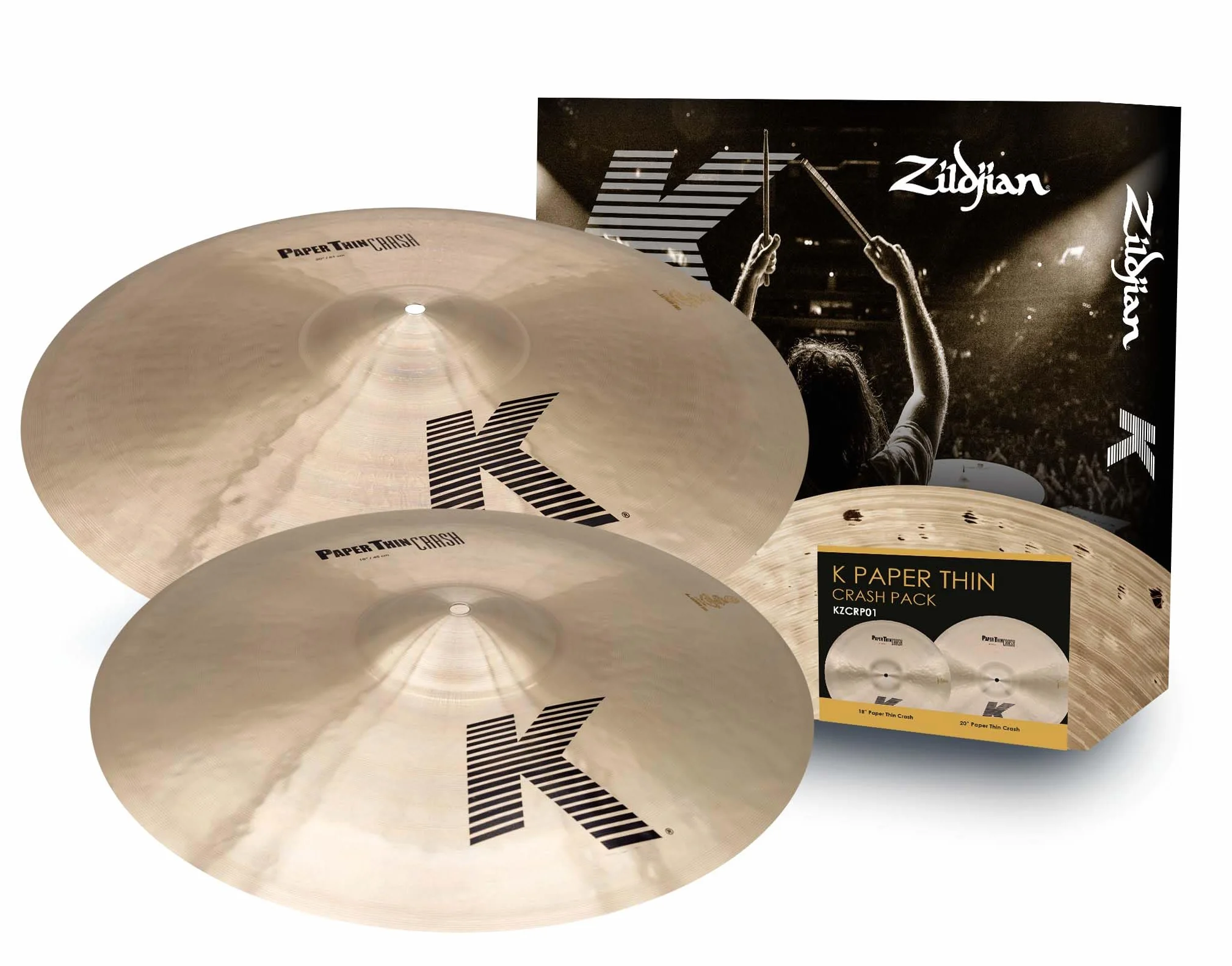 Zildjian Set di piatti K Zildjian Paper Thin Crash KZCRP01