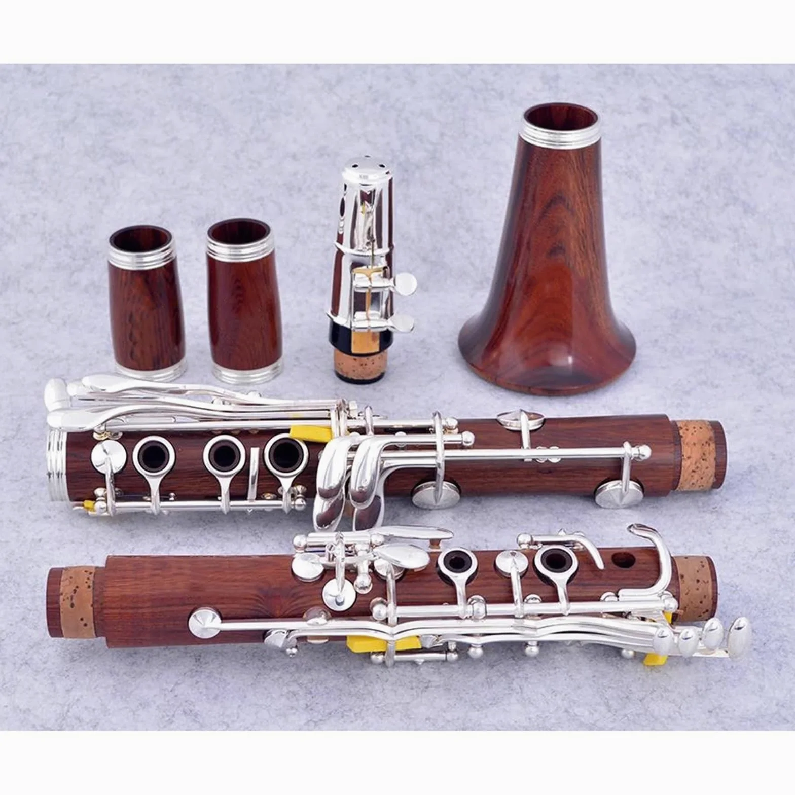 Buffet Clarinetto Professionale 18 Chiavi Placcate In Argento Sib Palissandro Sib Klarnet