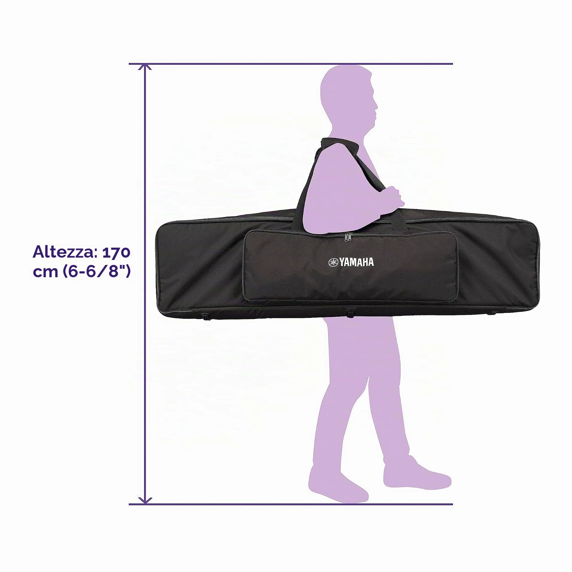 Yamaha SC-KB851 Borsa per Pianoforte Digitale - Compatibile con Pianoforti Digitali Serie P, inclusi P-143, P-145, P-223, P-225, P-35, P-45, P-105, P-115, P-125 e P-125a