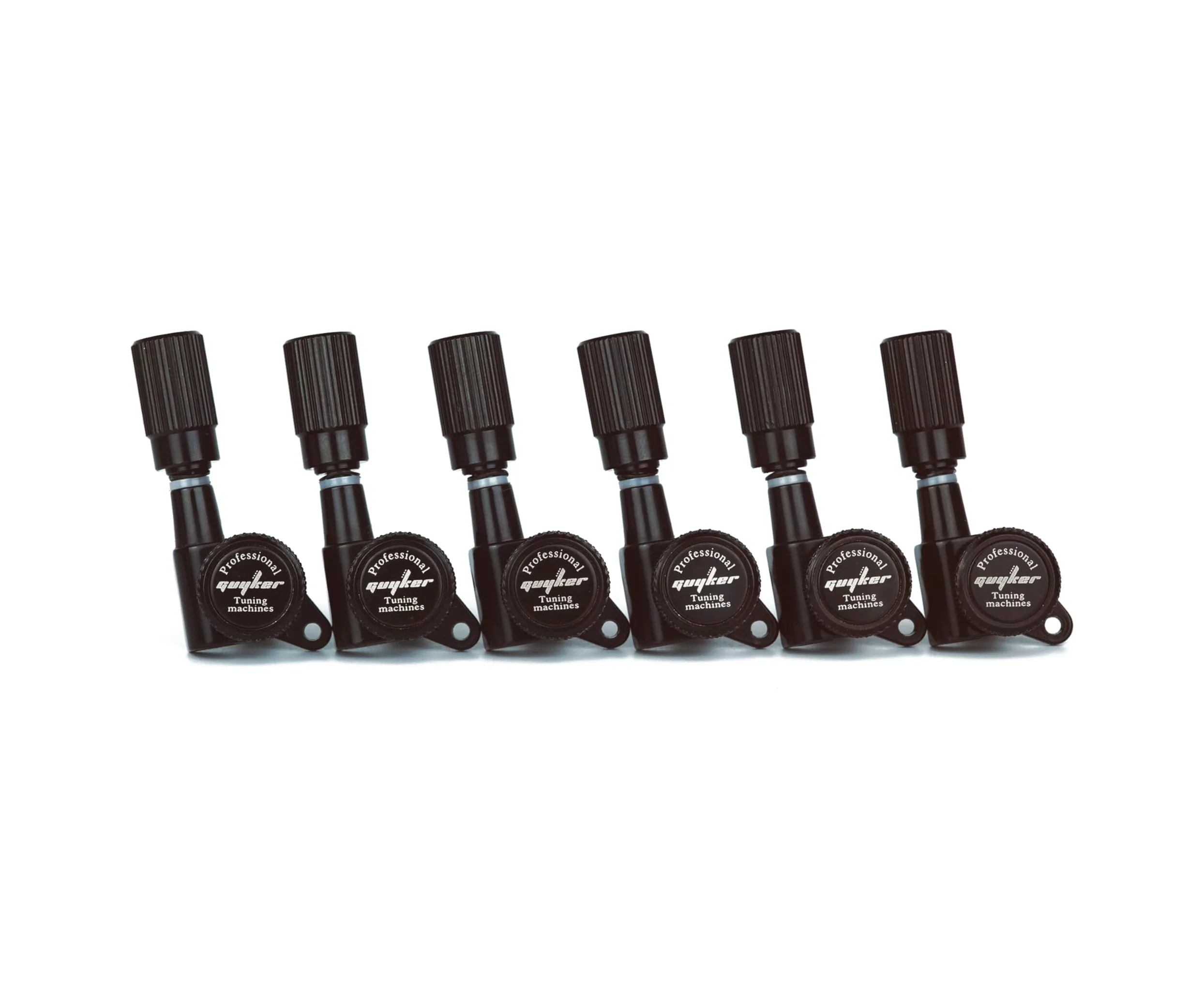 Guyker Accordatori di bloccaggio per chitarra (6 per destra) – 1:18 Pro Lock String Tuning Key Pegs Machine Head Set di ricambio per ST TL SG LP Style Folk Classical Acoustic Electric Guitar (GK11SP,