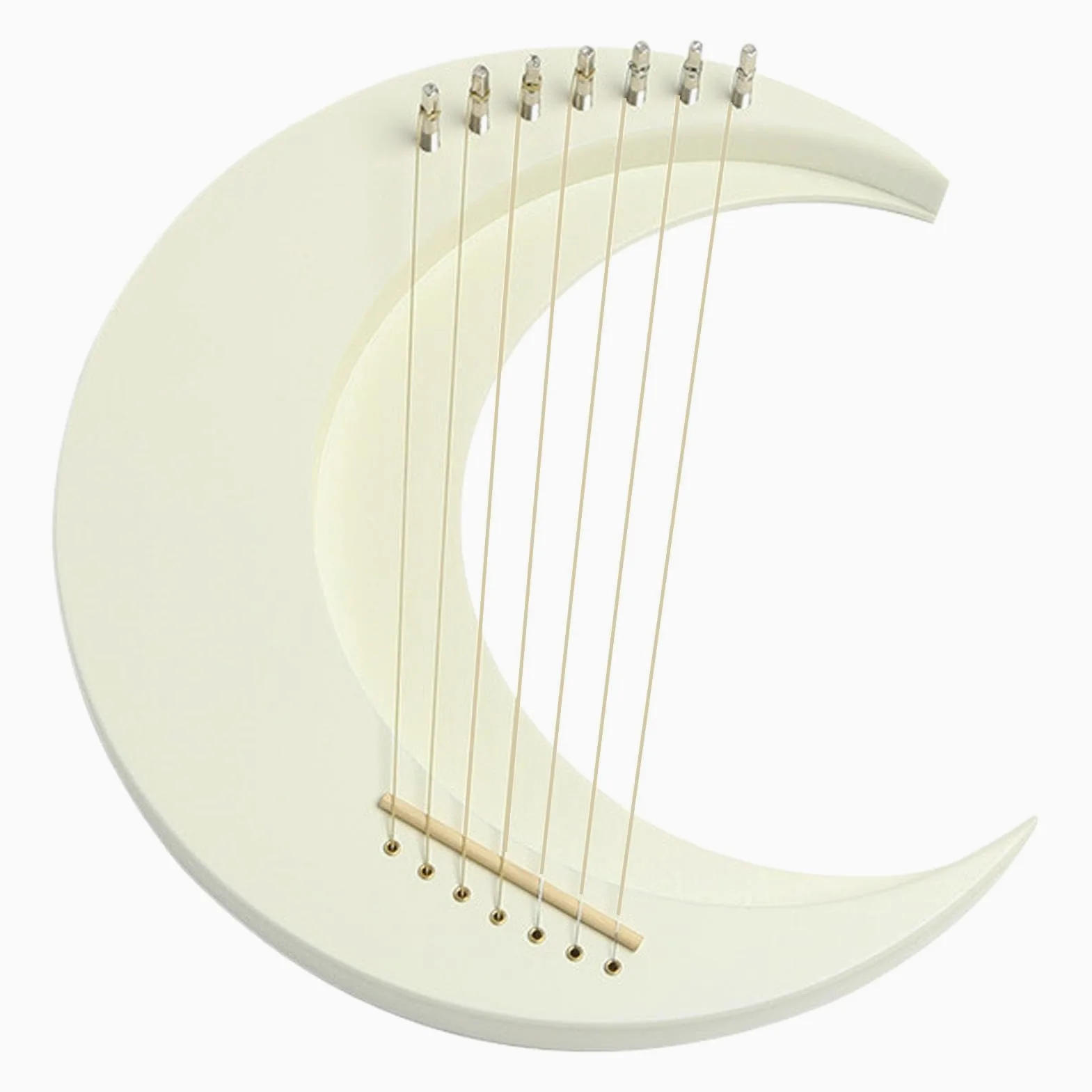 Strumento musicale arpa a lira,arpa a lira a | Arpa a lira in legno a 7 | corde per pianoforte a lira,Strumento musicale a con chiave per accordatura Strumento per arpa per caffè