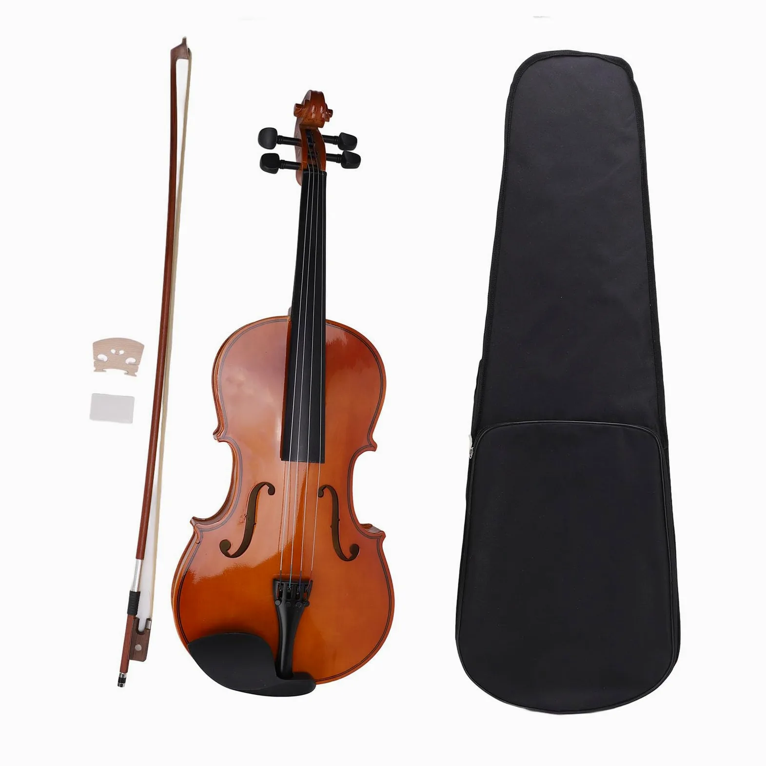 Viola per Pratica in Legno Viola per Principianti in Abete Rosso Lucidato a Mano per Adulti Strumento Musicale per Performance Sul Palco