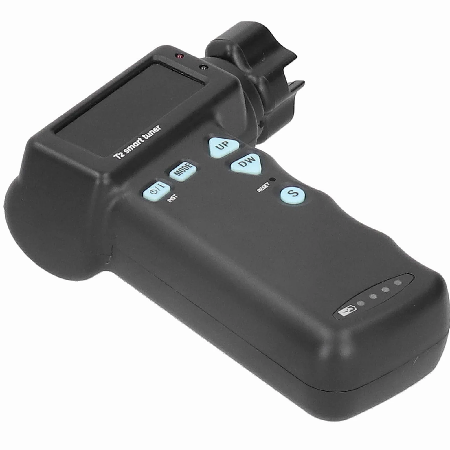 SEAFRONT Accordatore Smart per Chitarra, Metallo e Plastica, Accordatore Automatico per Chitarra e Ukulele con Ricarica USB, Ideale per Musicisti e Chitarristi (BLACK)